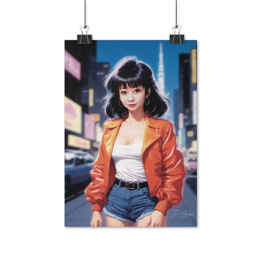 City Pop Collection - Kiwi Pop • Anime Art on high quality poster