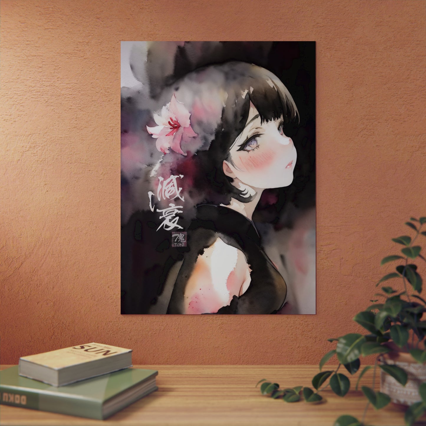 Decay 🇩🇪 GER Shipping - Watercolor Anime Art on Metal Poster