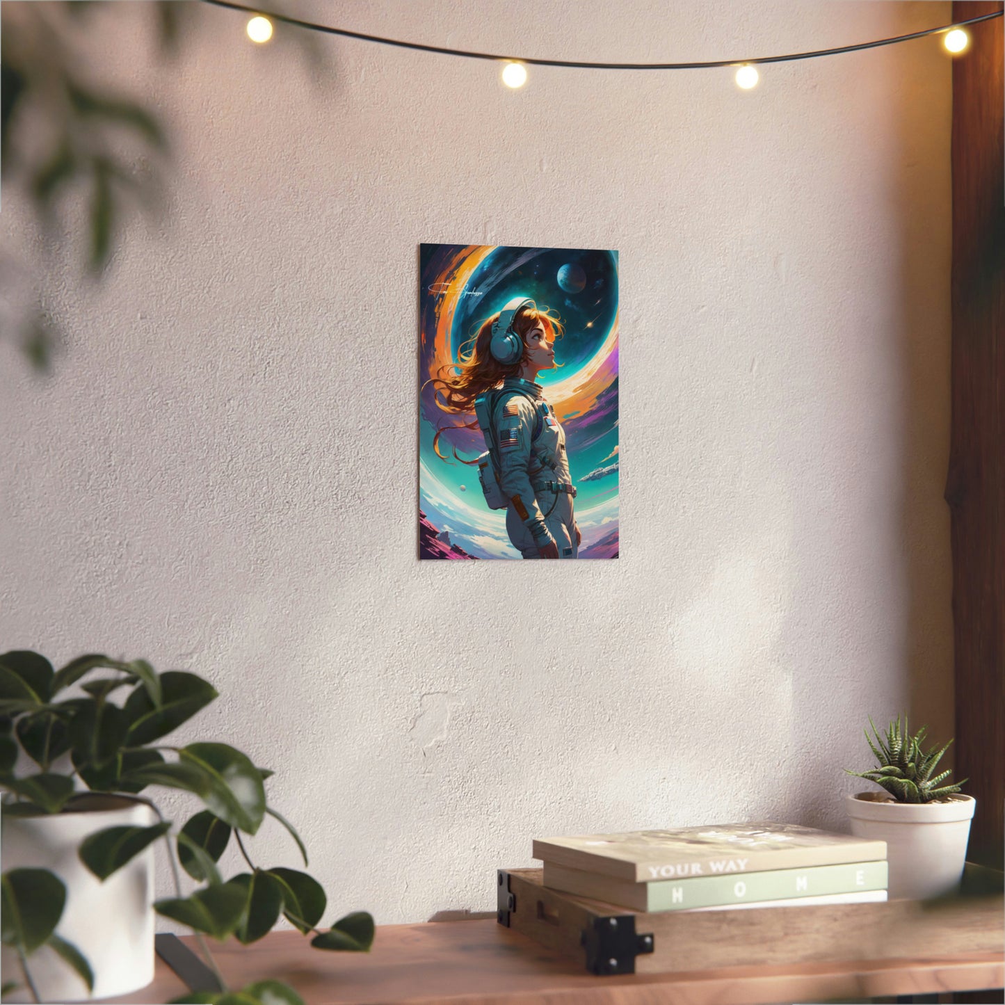 Space.mp3 🇩🇪 GER Shipping - Anime Art on Metal Poster