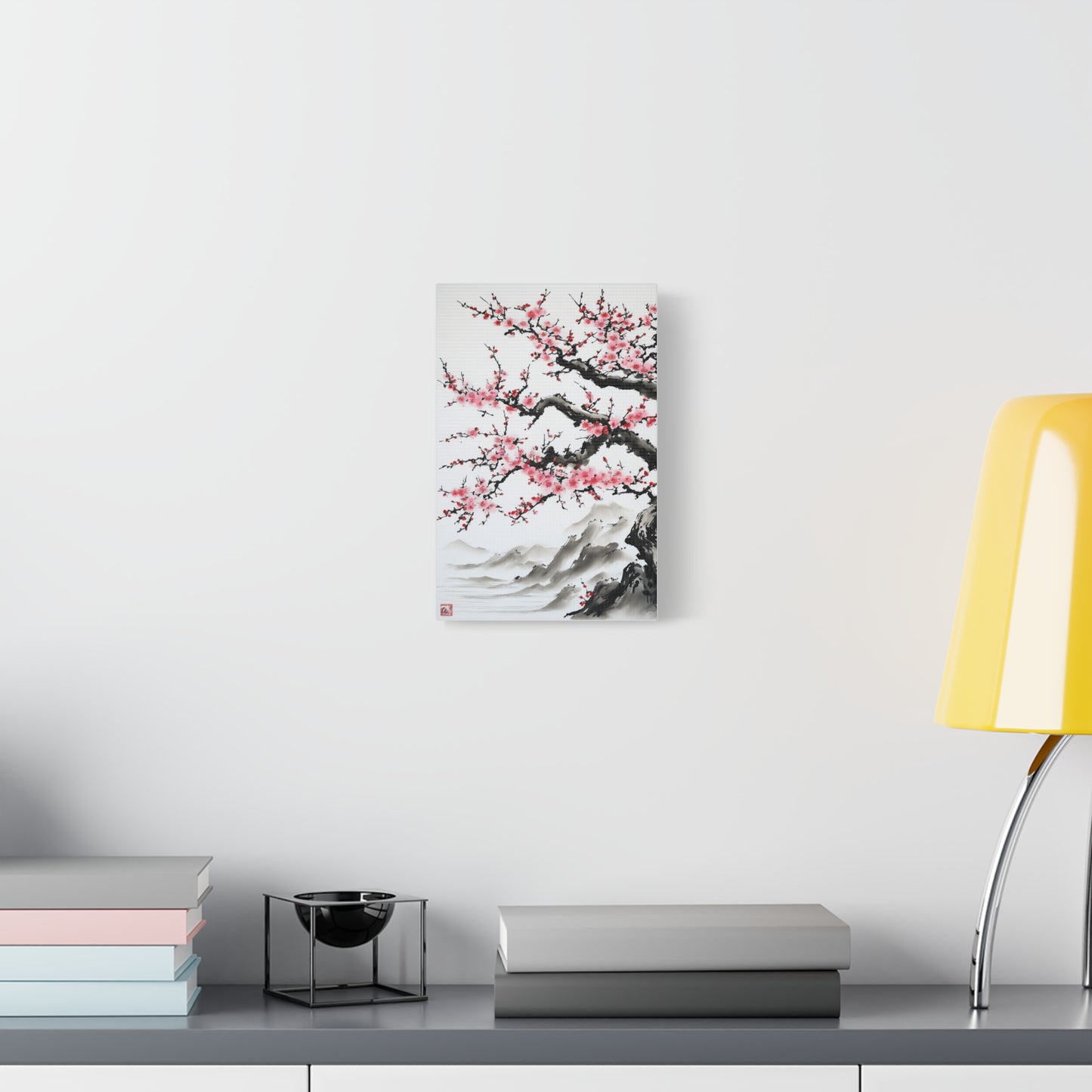 Sumi-e Art - Bodhi Tree • Traditional Japanese Art on high quality Canvas