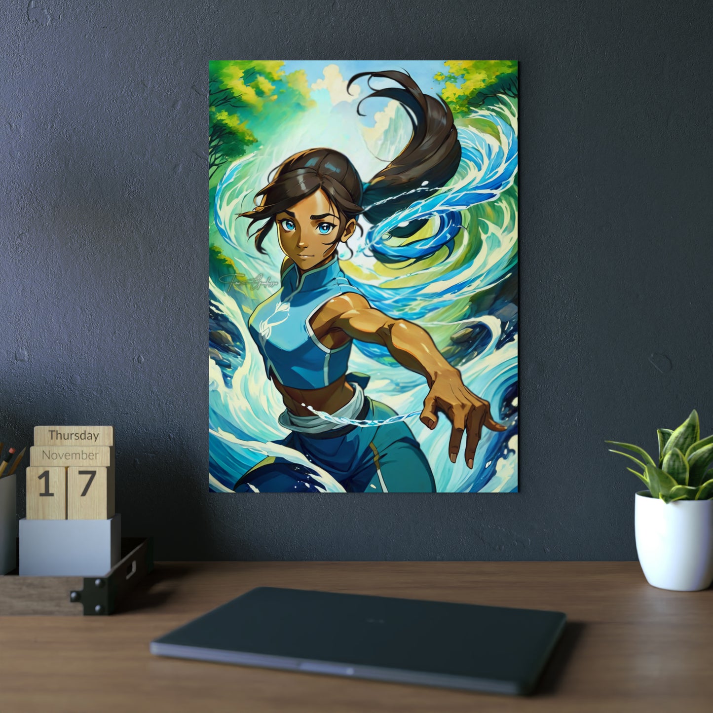 Avatar Korra 🇩🇪 GER Shipping - Anime Art on Metal Poster