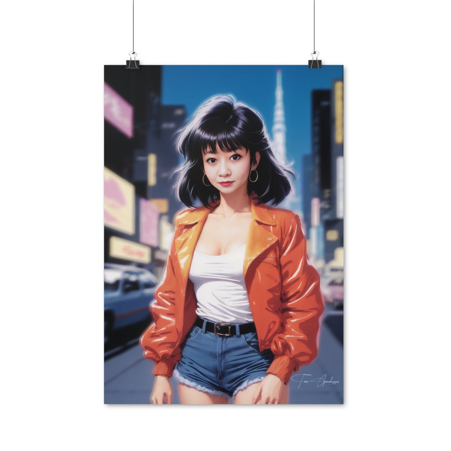 City Pop Collection - Kiwi Pop • Anime Art on high quality poster