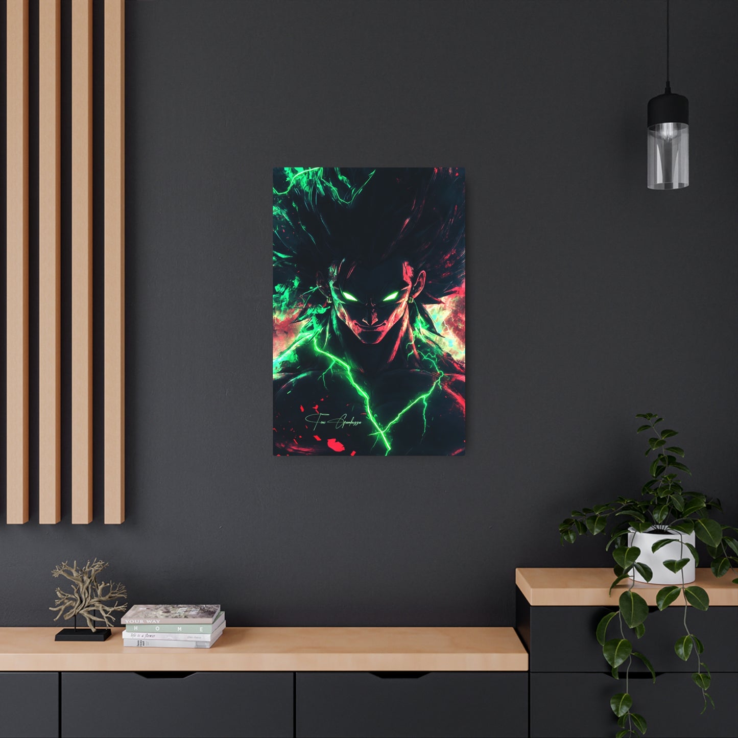 Anime Art - Broly 🇺🇸 US Shipping - Anime Art on Metal Poster