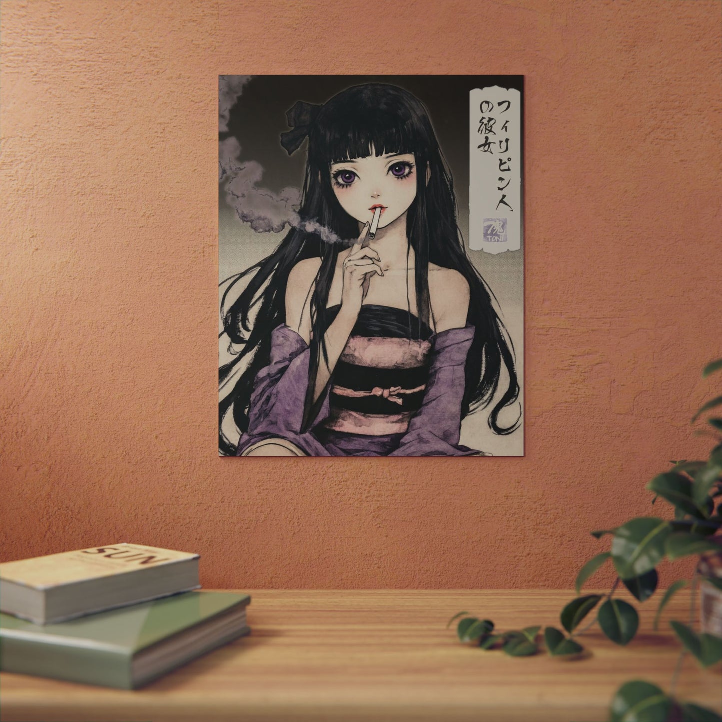 Filipina girlfriend 🇩🇪 GER Shipping - Anime Art on Metal Poster