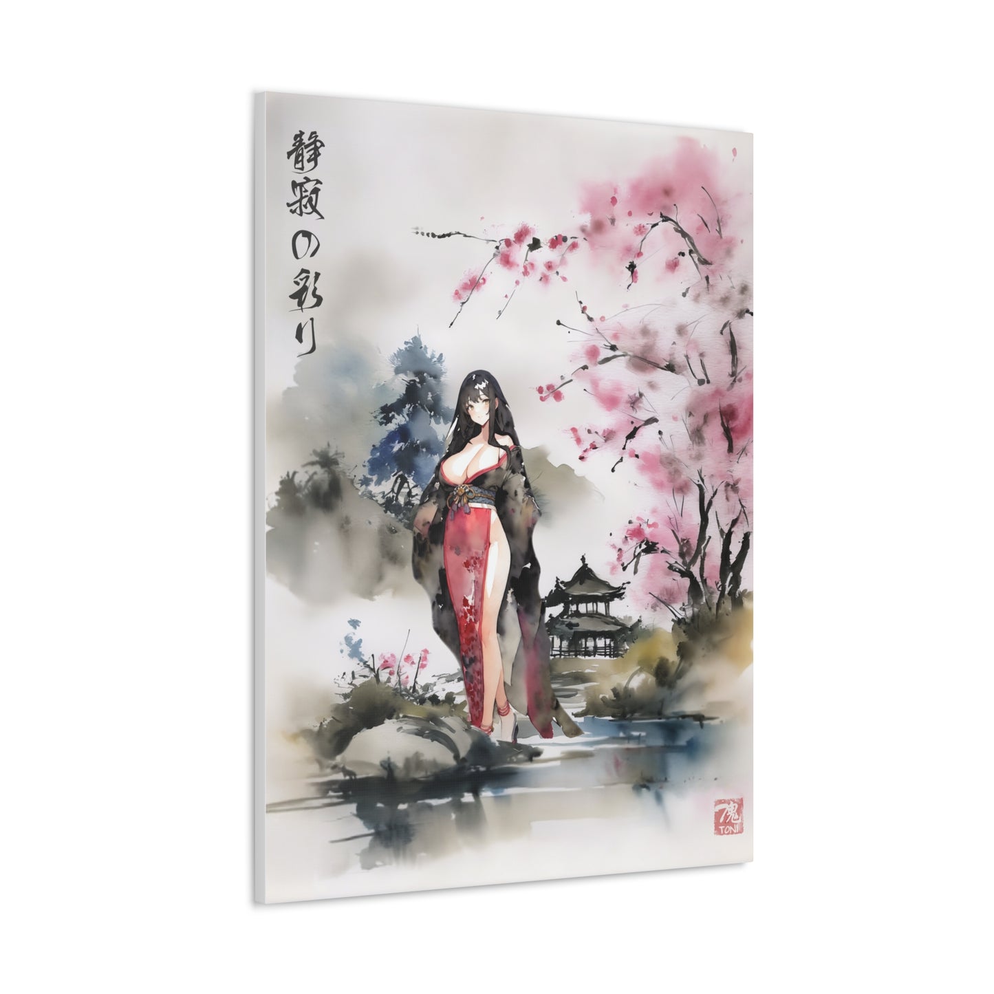 Sumi-e Art - Farben der Stille • Traditional Japanese Art on high quality Canvas