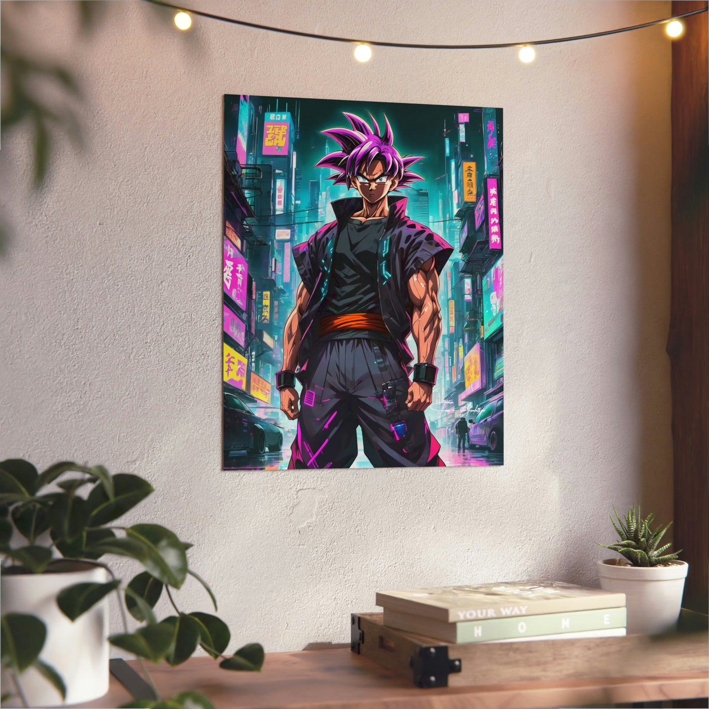 Cyberpunk Ultra Ego 🇩🇪 GER Shipping - Anime Art on Metal Poster