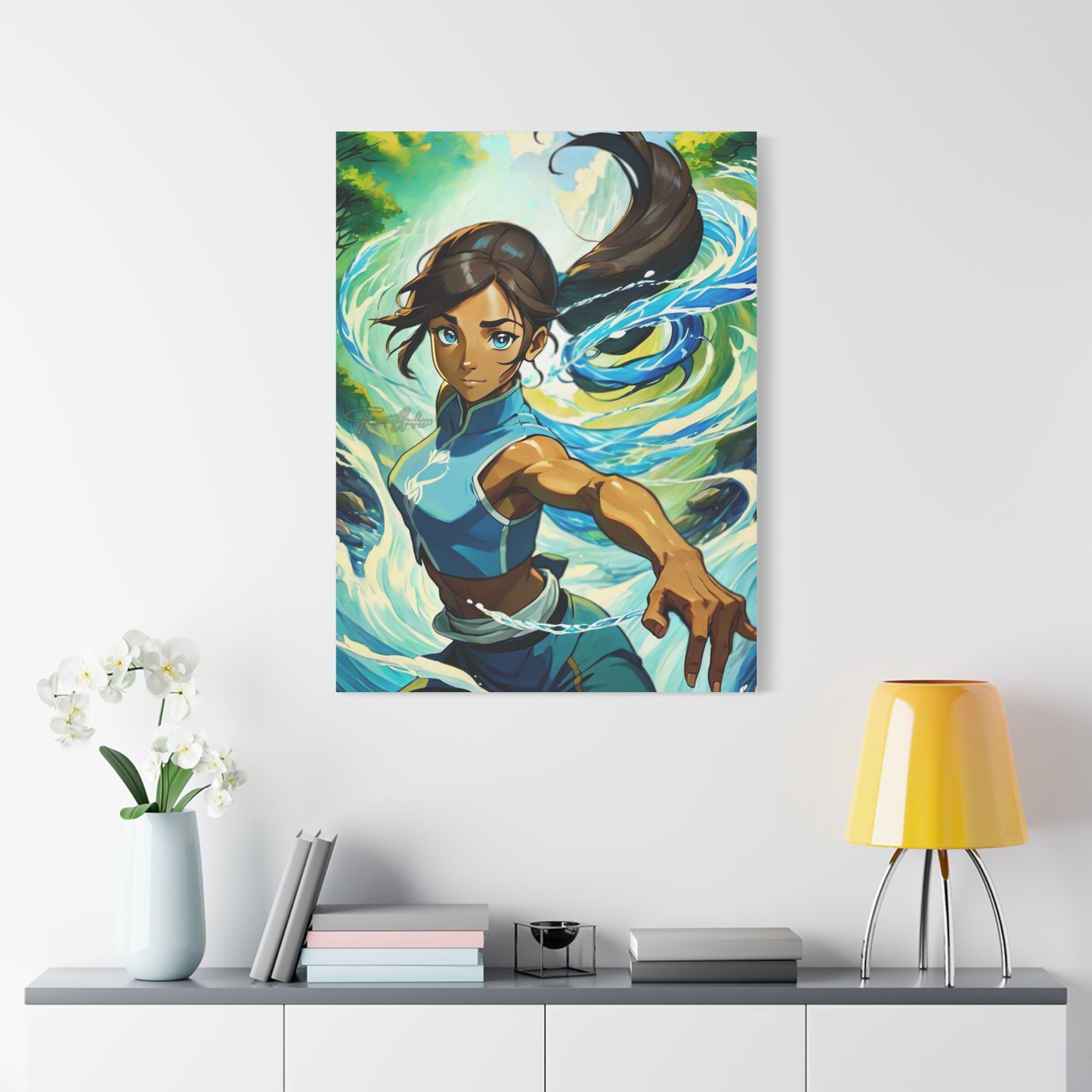 Avatar Korra - Anime Art on high quality Canvas