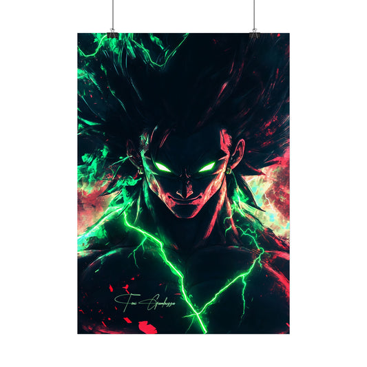 Anime Art - Broly • Anime Art on high quality poster