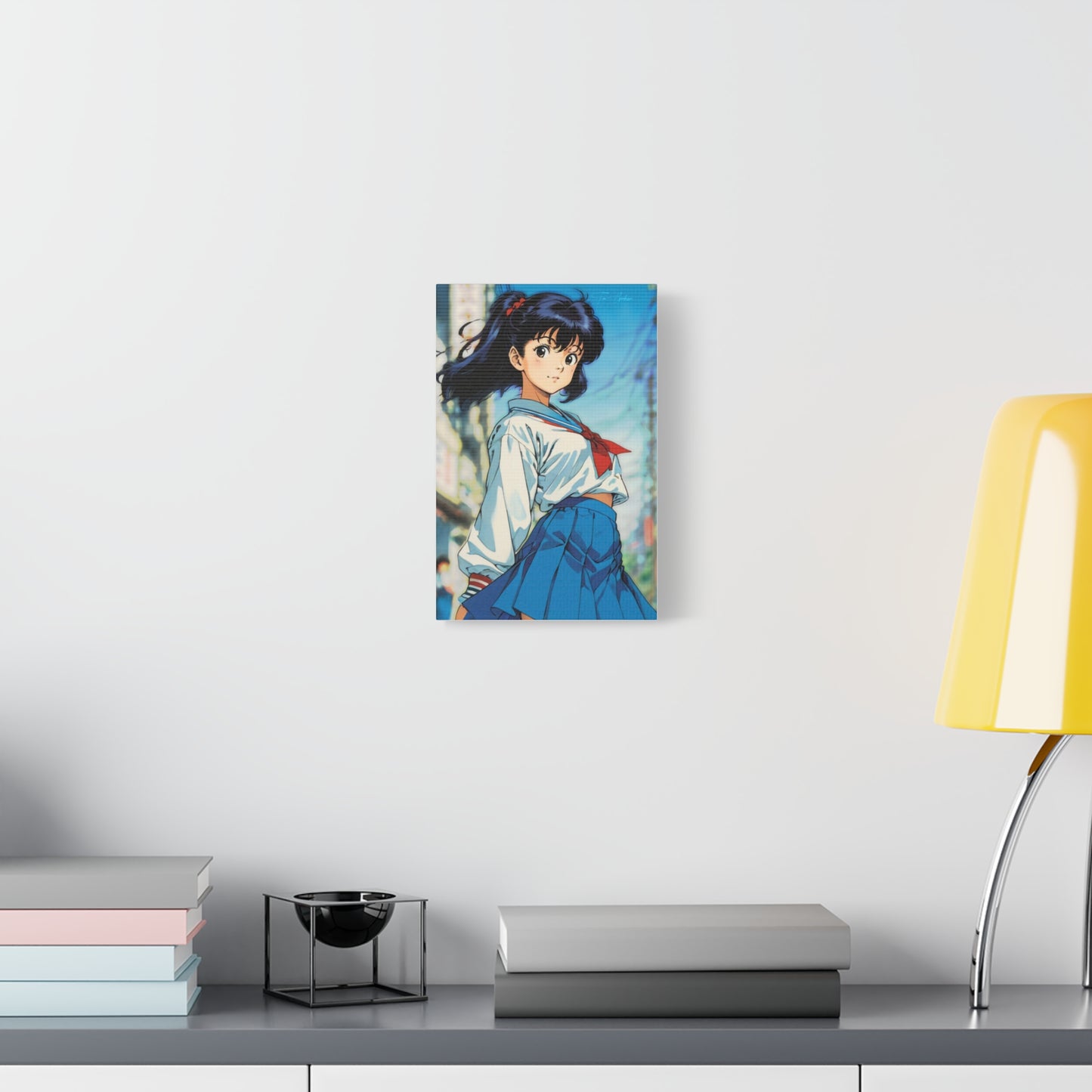 City Pop Collection - Sayori from the docks • Anime Art on high quality Canvas