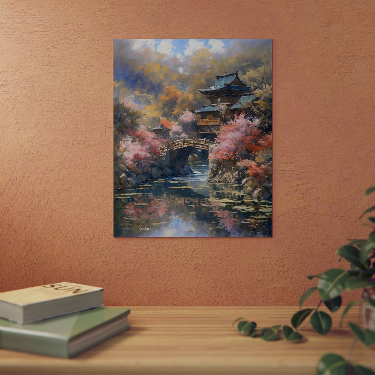 A Moment with Zen 🇩🇪 GER Shipping - Oil Painting on Metal Poster