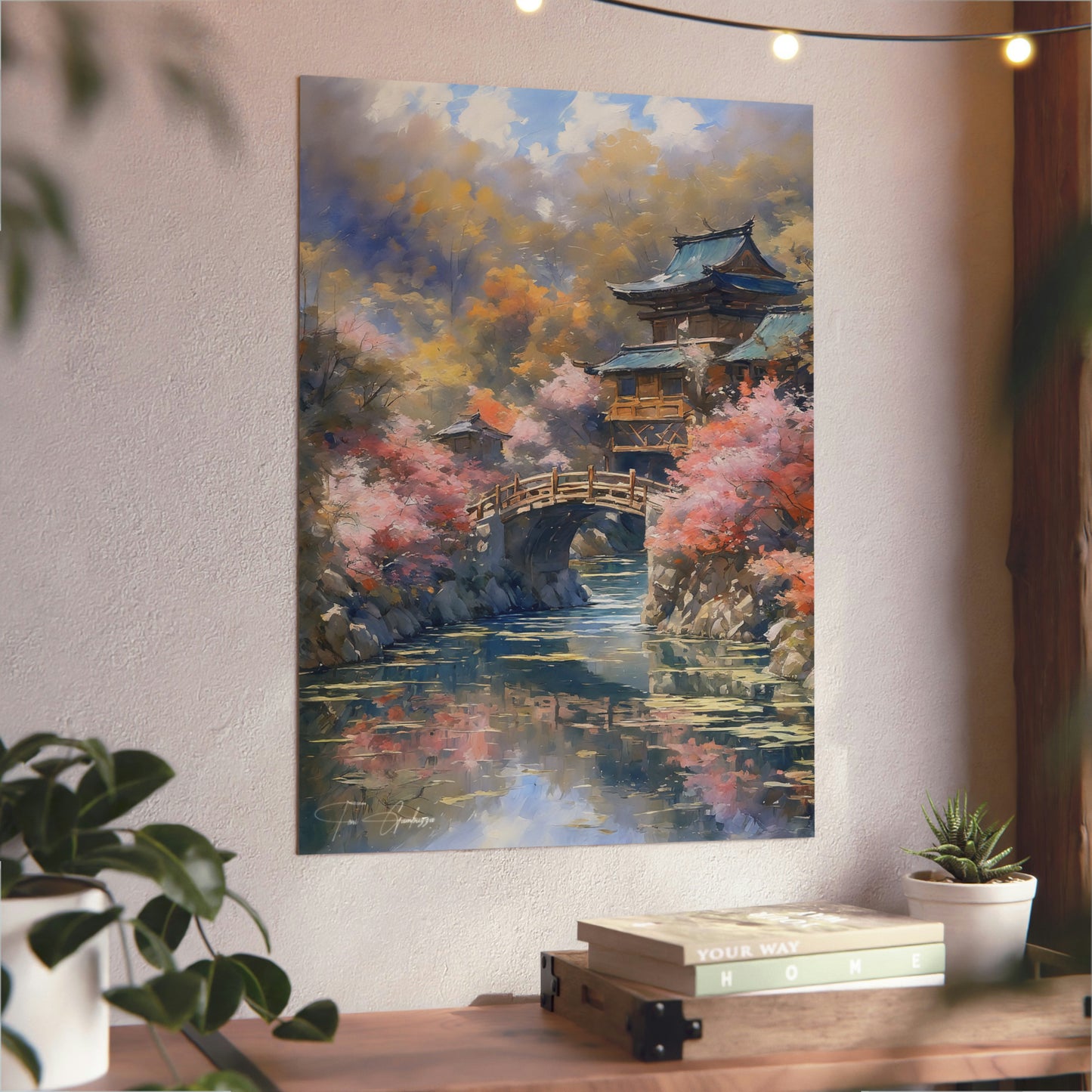 A Moment with Zen 🇩🇪 GER Shipping - Oil Painting on Metal Poster