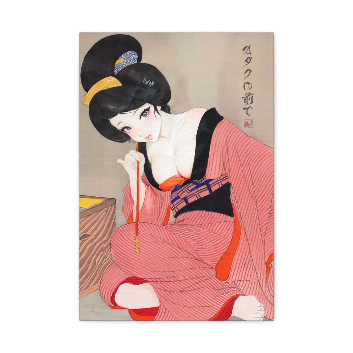 Ukiyo-e Art  - Before the otaku • Traditional Japanese Art on high quality Canvas