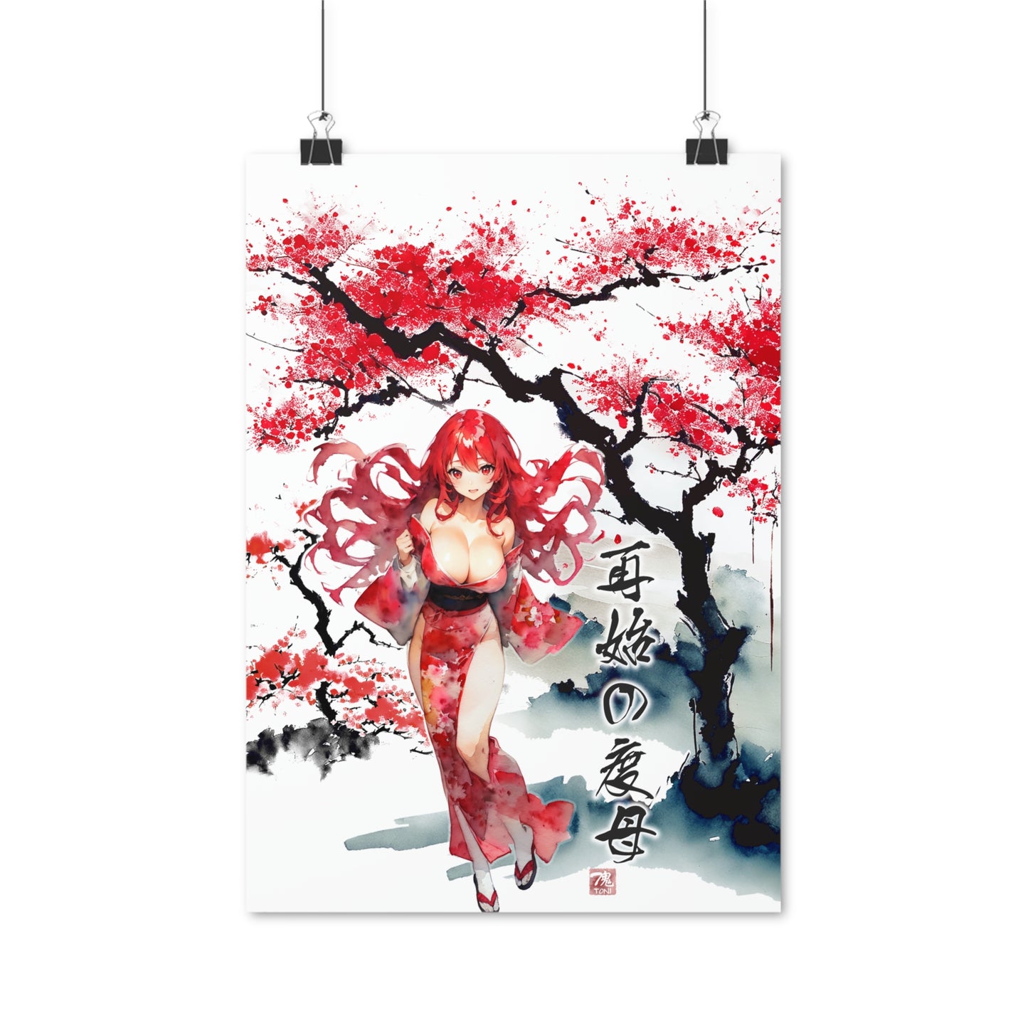 Sumi-e Art - Tara of Renewal • Traditional Japanese Art on high quality poster