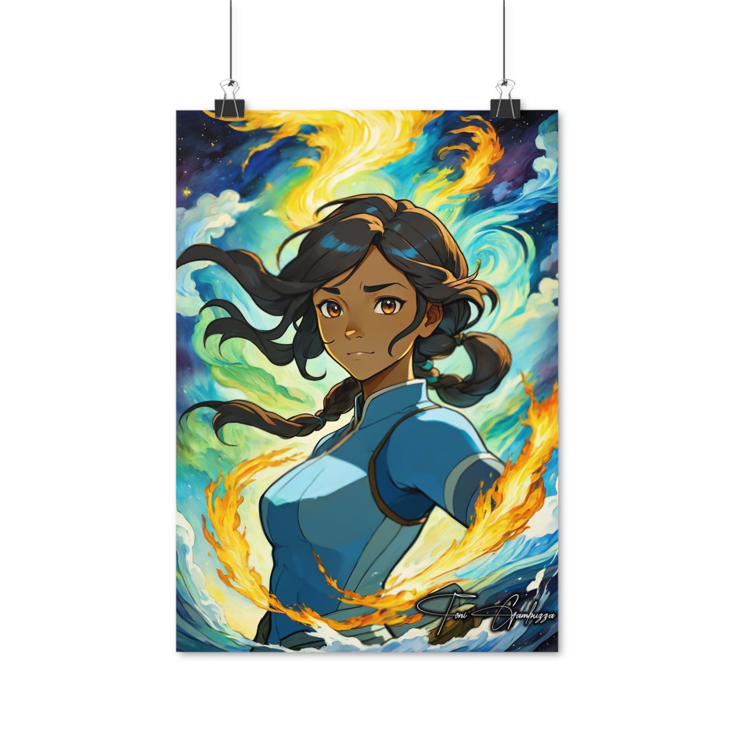 Avatar Korra Portrait - Anime Art on high quality poster