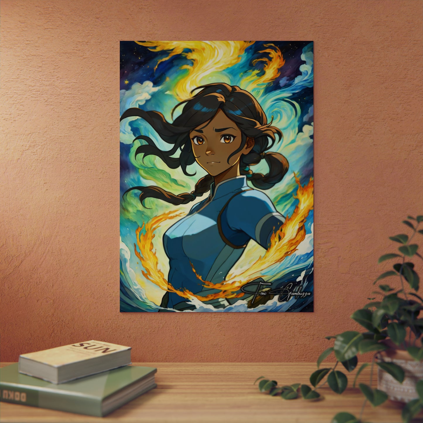 Avatar Korra Portrait 🇩🇪 GER Shipping - Anime Art on Metal Poster