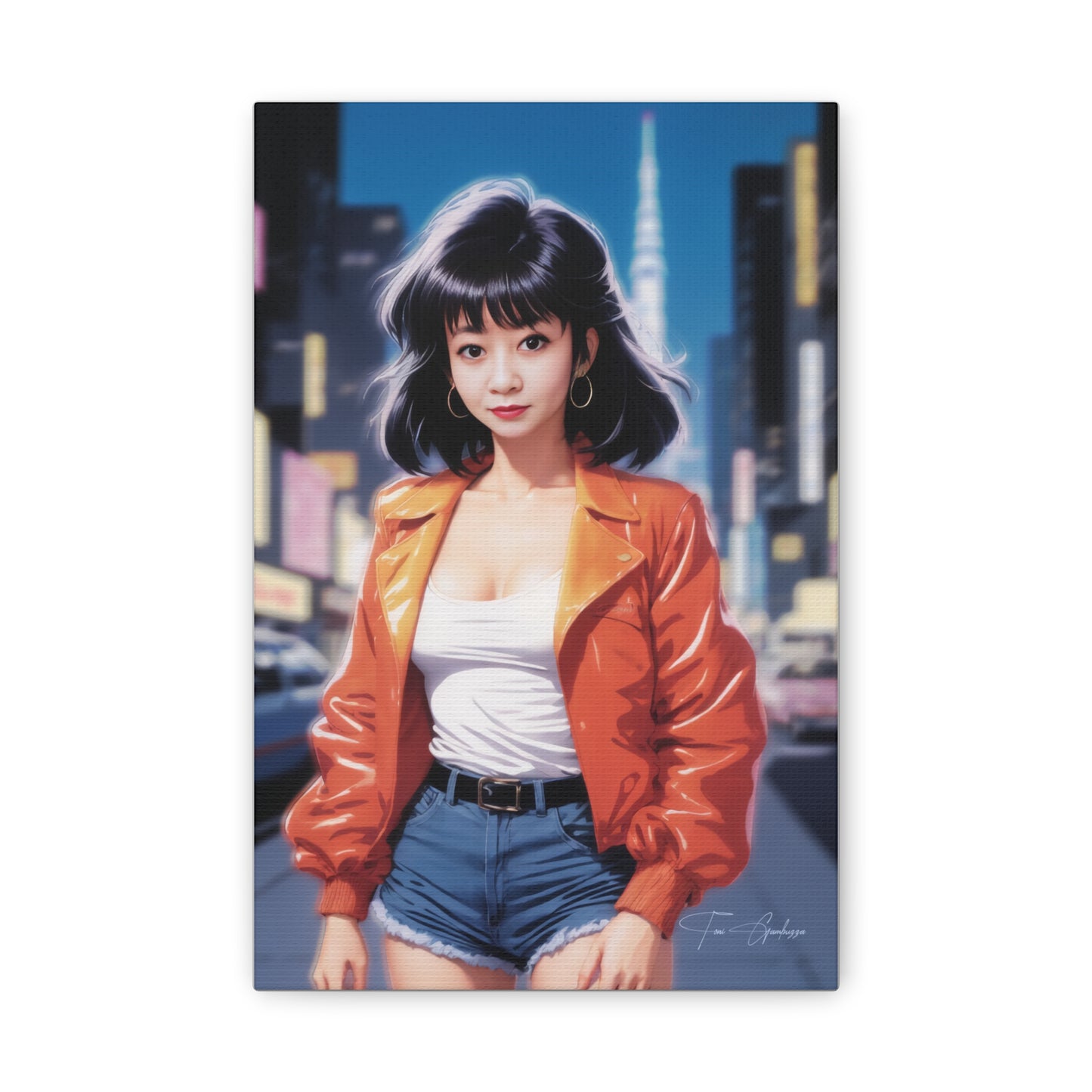 City Pop Collection - Kiwi Pop • Anime Art on high quality Canvas