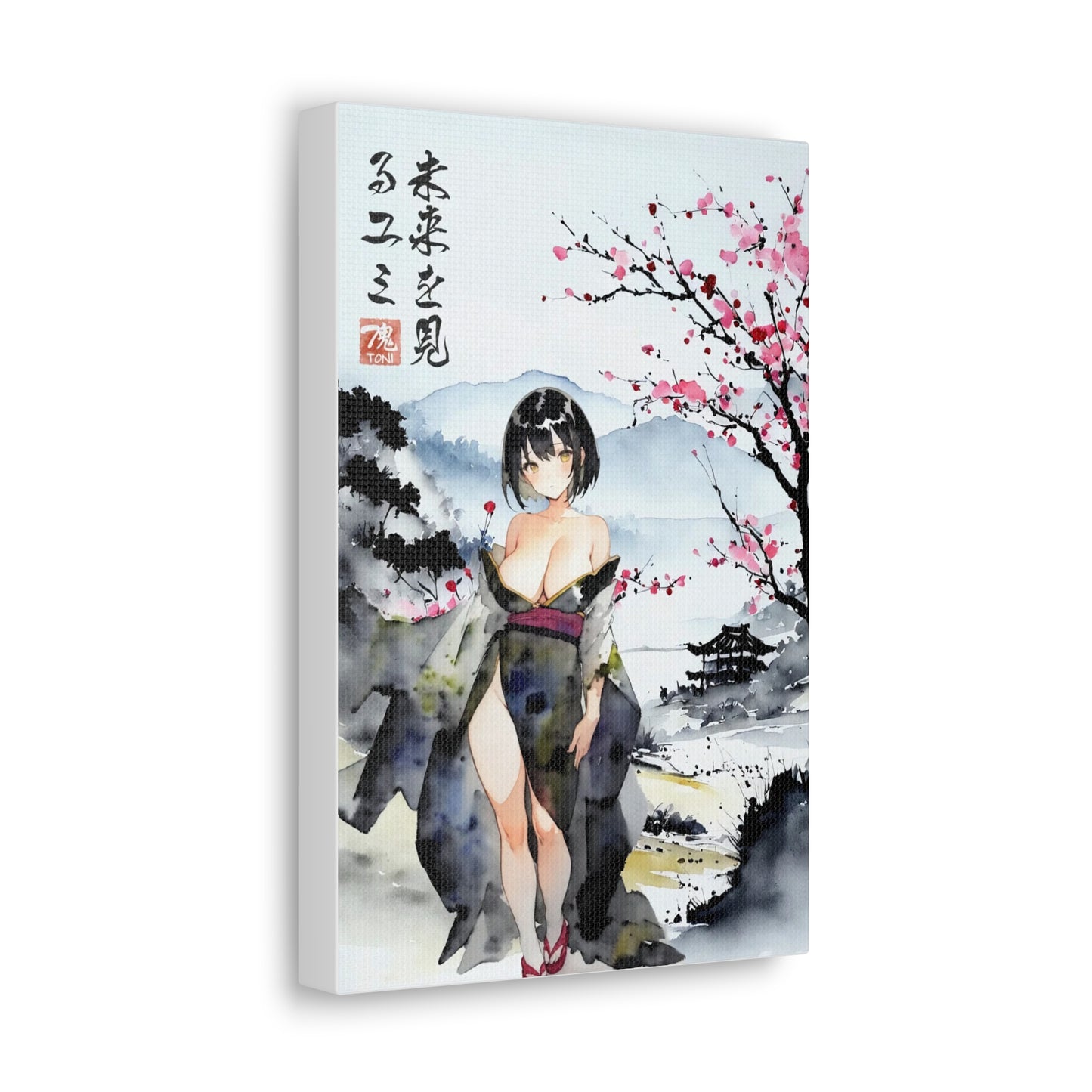 Sumi-e Art  - Yumi • Traditional Japanese Art on high quality Canvas