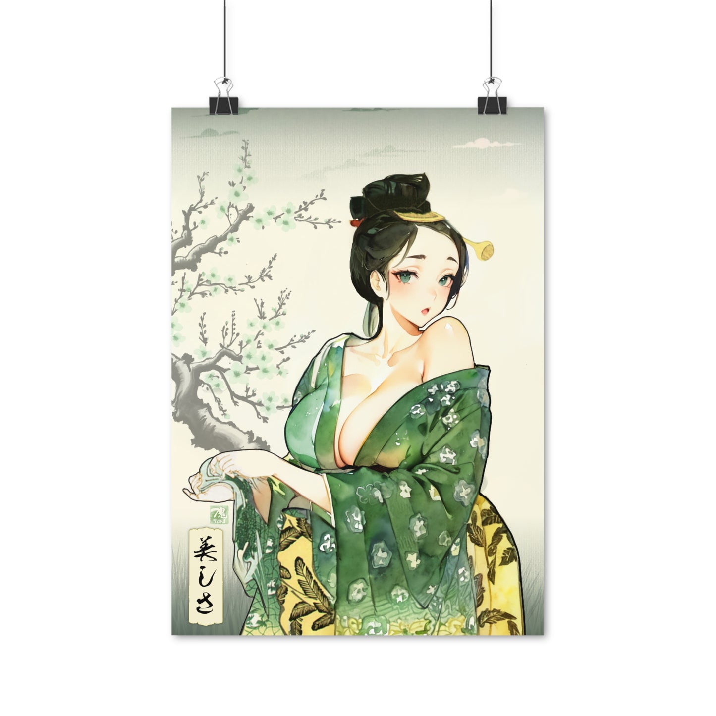 Ukiyo-e Art - Beauty • Traditional Japanese Art on high quality poster