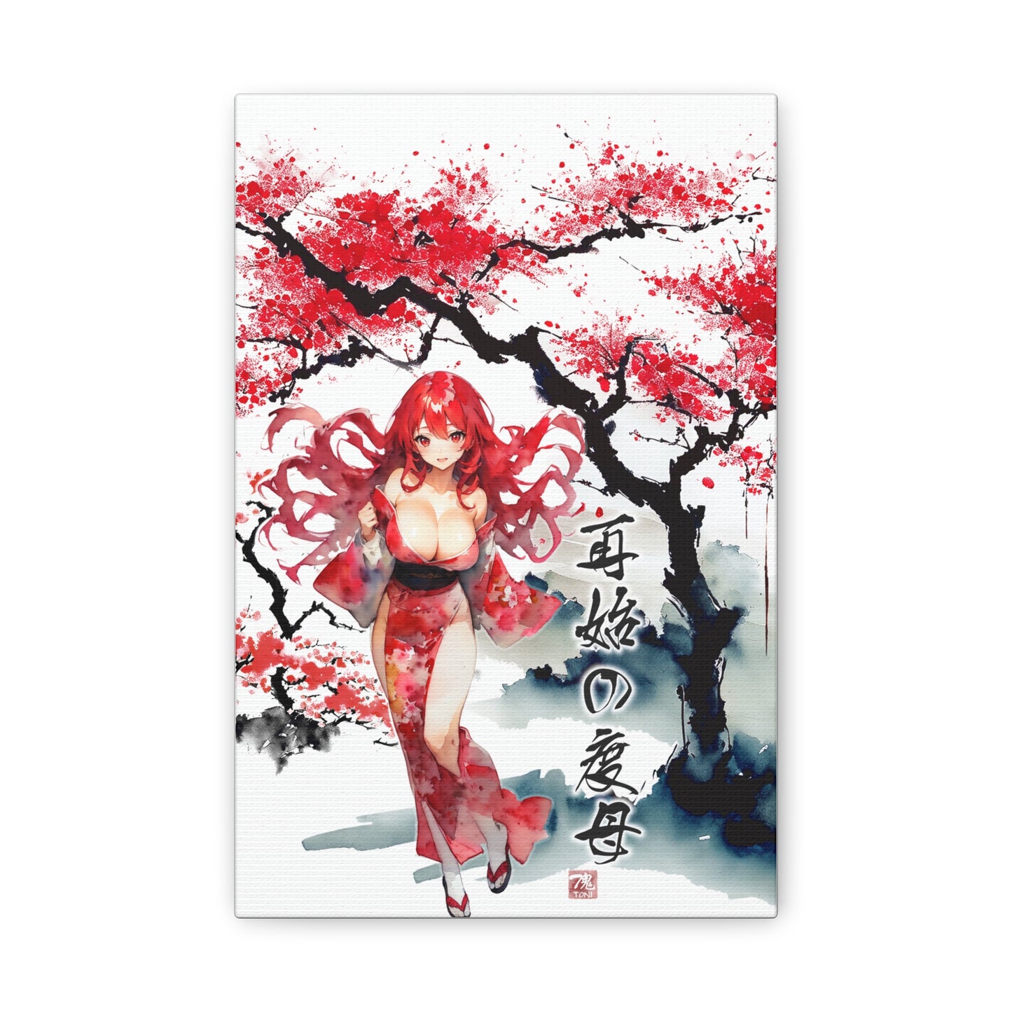 Sumi-e Art - Tara of Renewal • Traditional Japanese Art on high quality Canvas