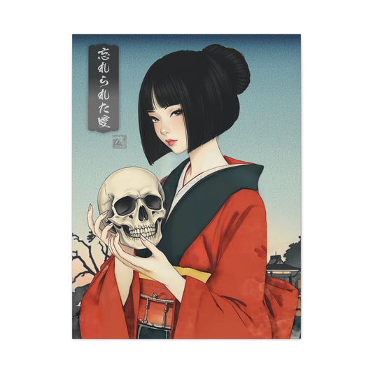 Ukiyo-e Art  - Forgotten love • Traditional Japanese Art on high quality Canvas