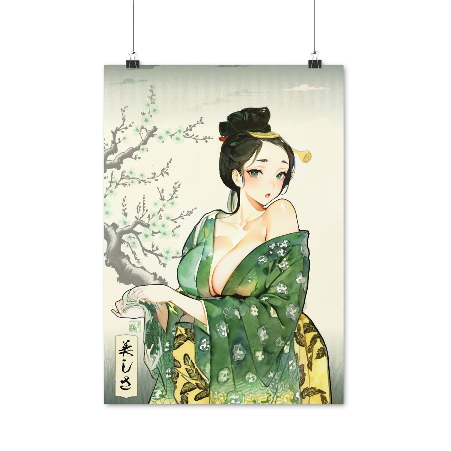 Ukiyo-e Art - Beauty • Traditional Japanese Art on high quality poster