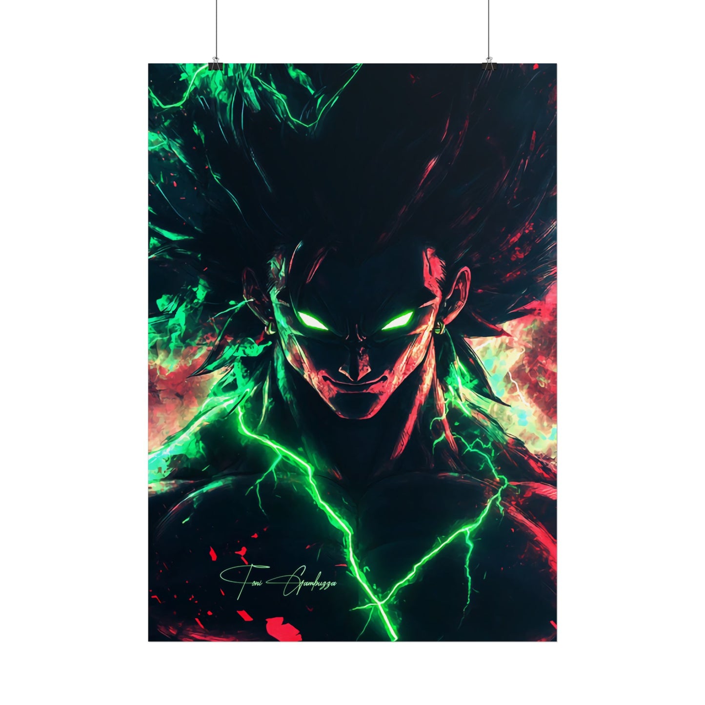 Anime Art - Broly • Anime Art on high quality poster