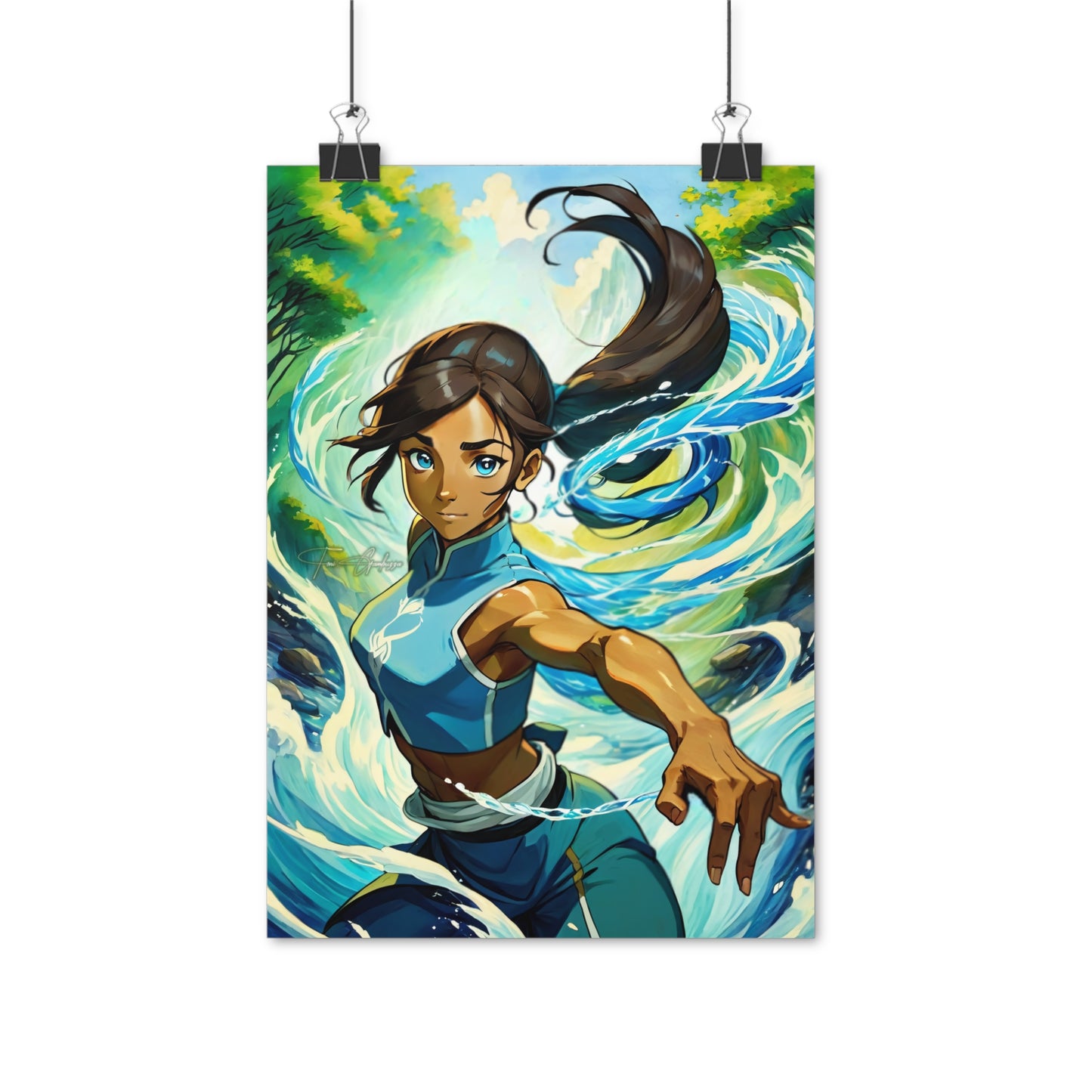 Avatar Korra - Anime Art on high quality poster