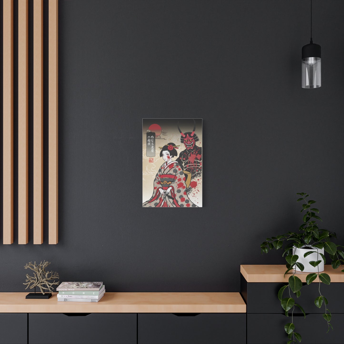 Ukiyo-e Art  - Inner Demon Unleashed • Traditional Japanese Art on high quality Canvas