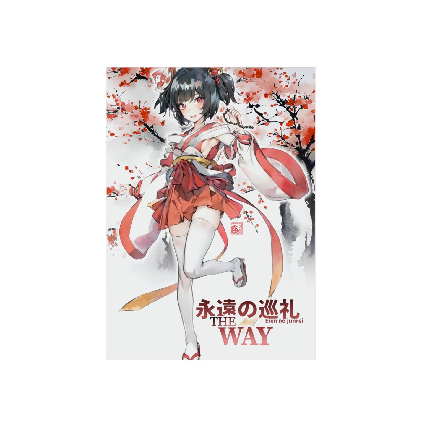 "The Way" Official Game Artwork  🇩🇪 GER Shipping - Anime Art on Metal Poster