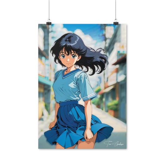 City Pop Collection - Your First Girlfried • Anime Art on high quality poster
