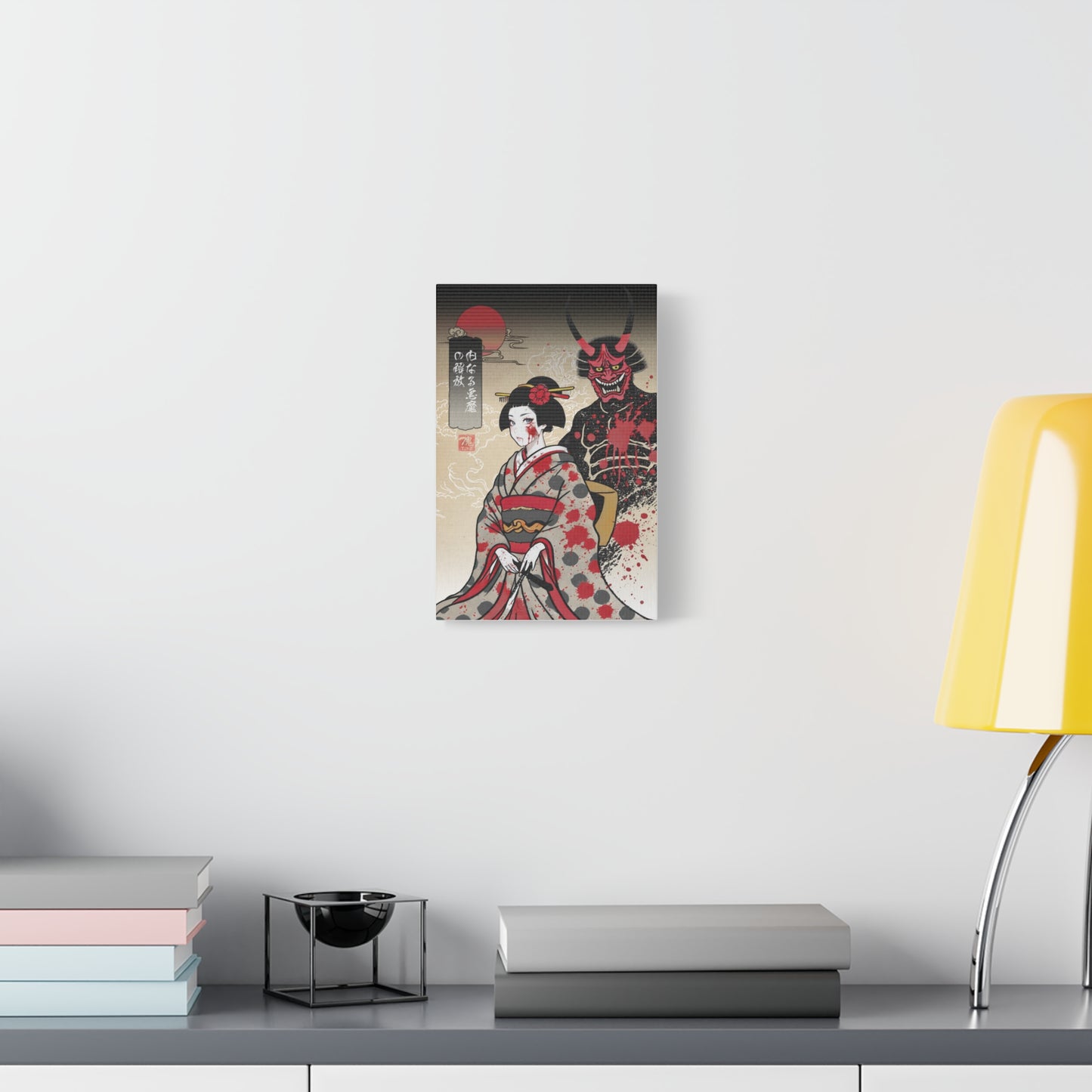 Ukiyo-e Art  - Inner Demon Unleashed • Traditional Japanese Art on high quality Canvas