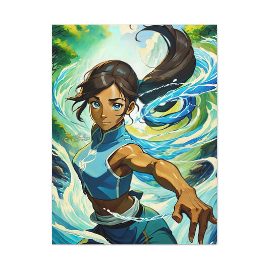 Avatar Korra - Anime Art on high quality Canvas