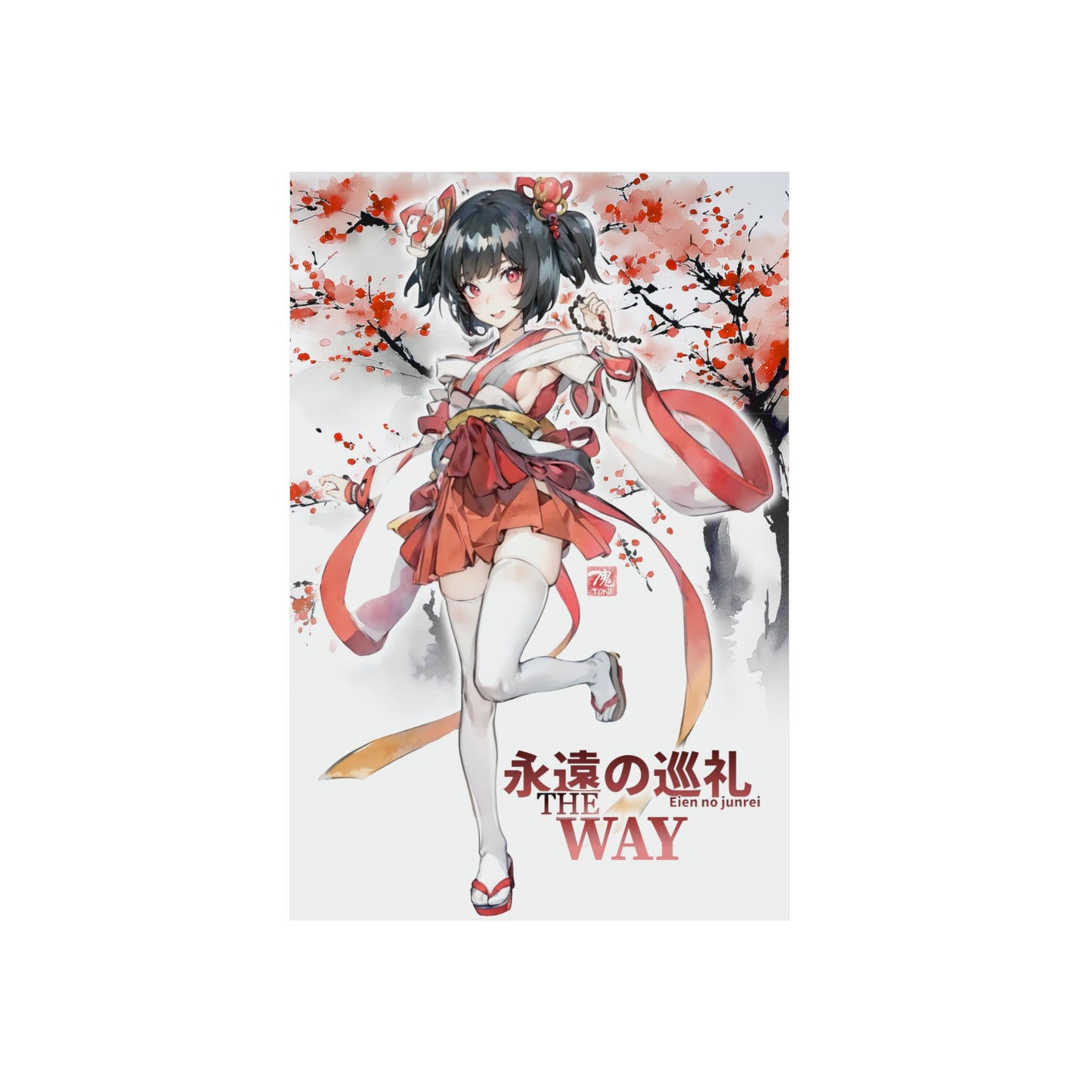 "The Way" Official Game Artwork  🇩🇪 GER Shipping - Anime Art on Metal Poster