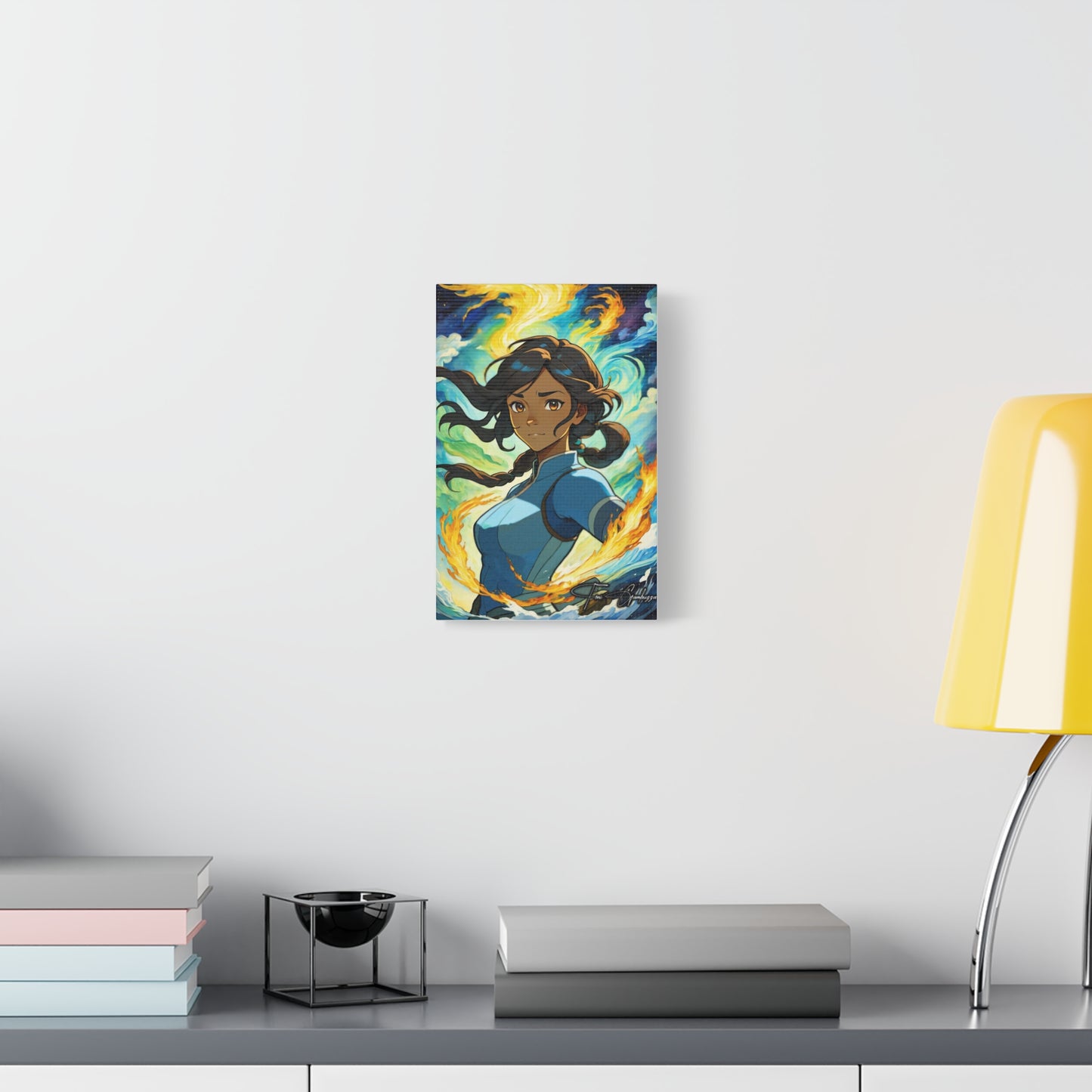 Avatar Korra Portrait - Anime Art on high quality Canvas