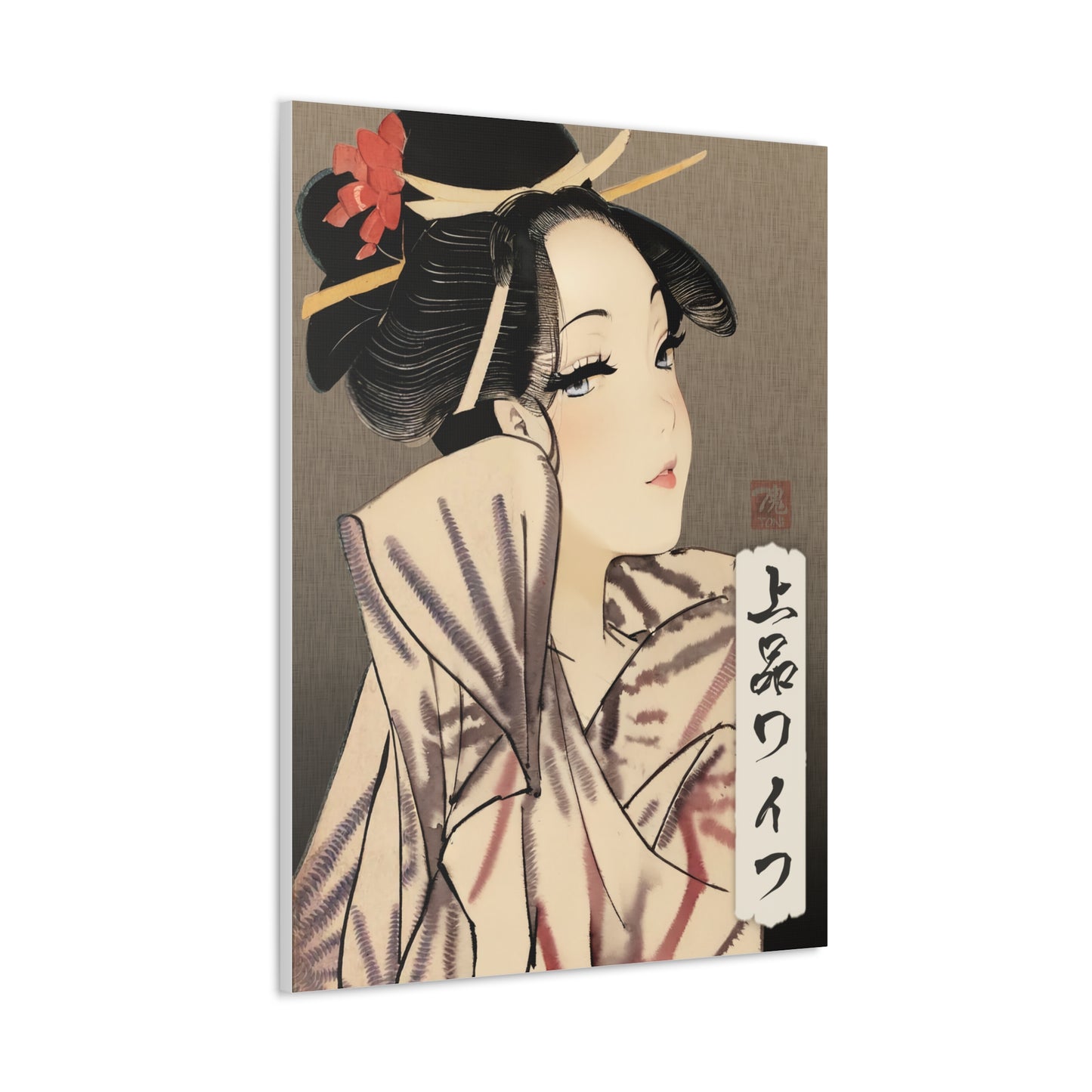 Ukiyo-e Art - Elegant Waifu • Traditional Japanese Art on high quality Canvas