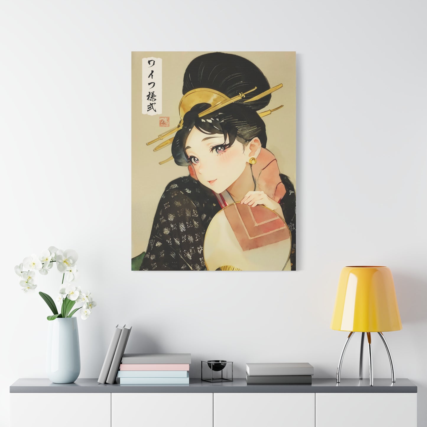 Ukiyo-e Art - Waifu Style • Traditional Japanese Art on high quality Canvas