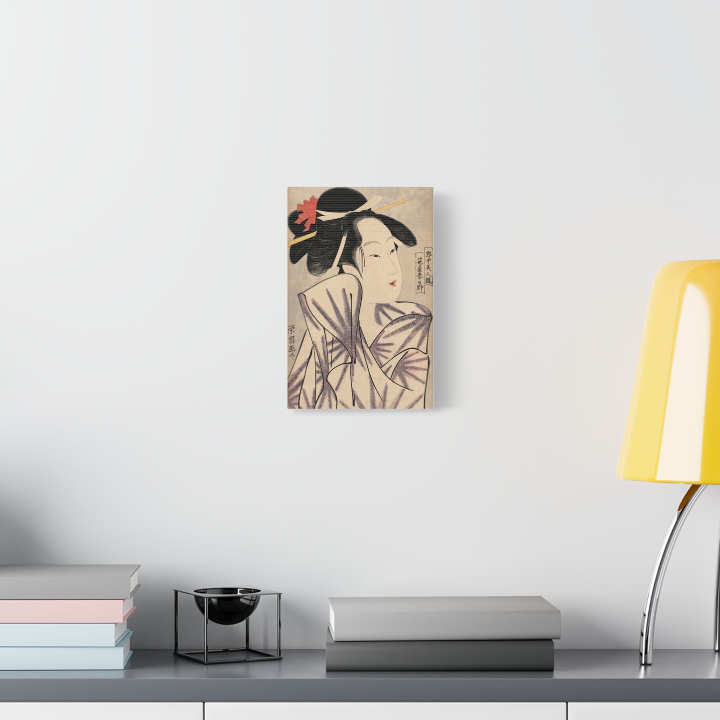 Ukiyo-e Art - Elegant Courtesan - Chokosai Eisho • Traditional Japanese Art on high quality Canvas