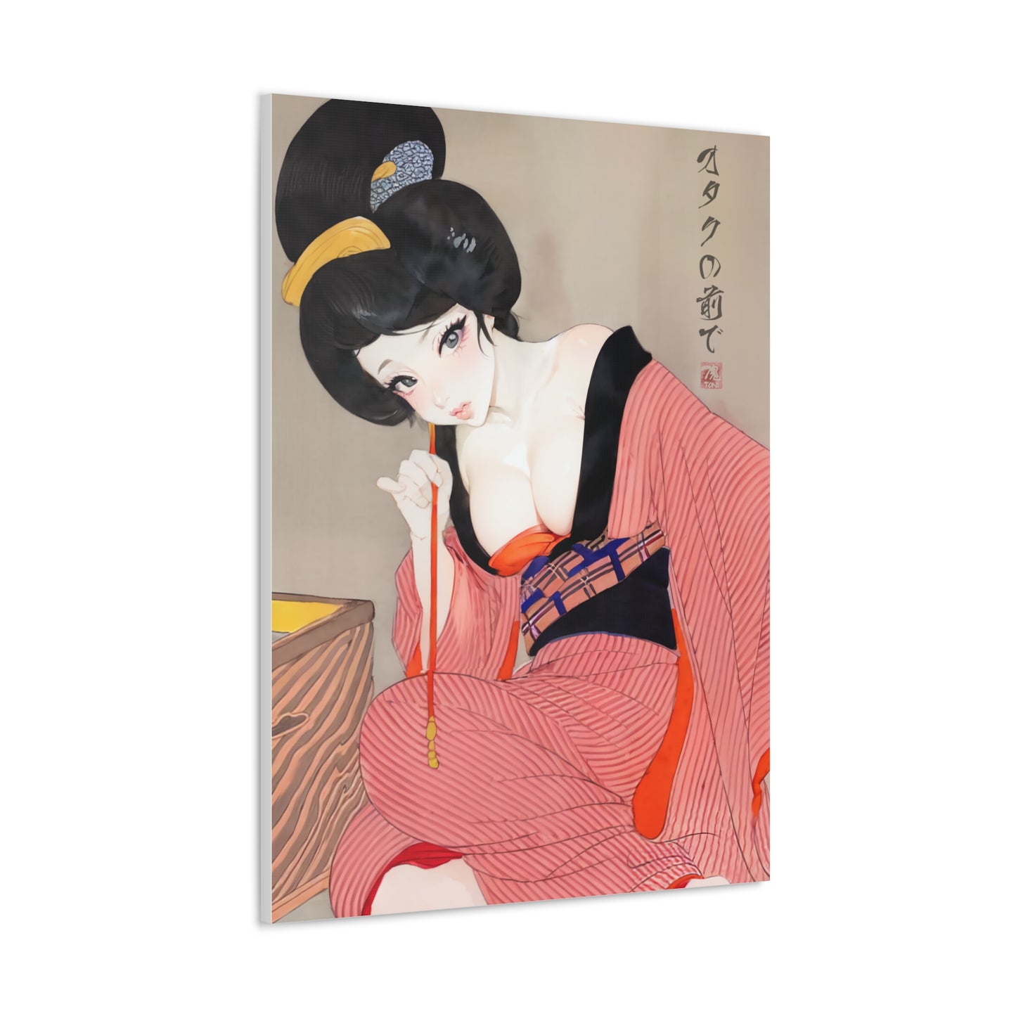 Ukiyo-e Art  - Before the otaku • Traditional Japanese Art on high quality Canvas