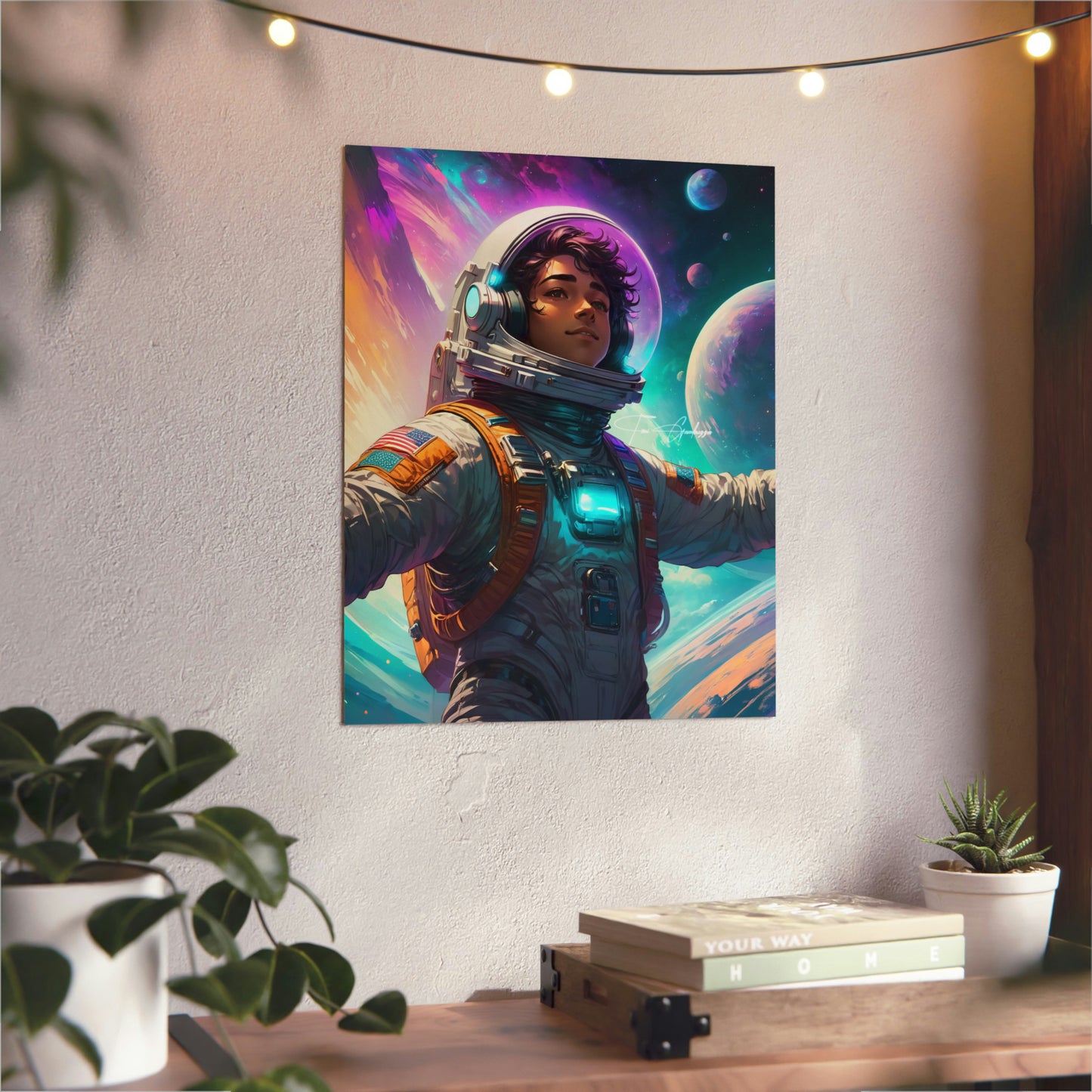 I met God 🇩🇪 GER Shipping - Anime Art on Metal Poster