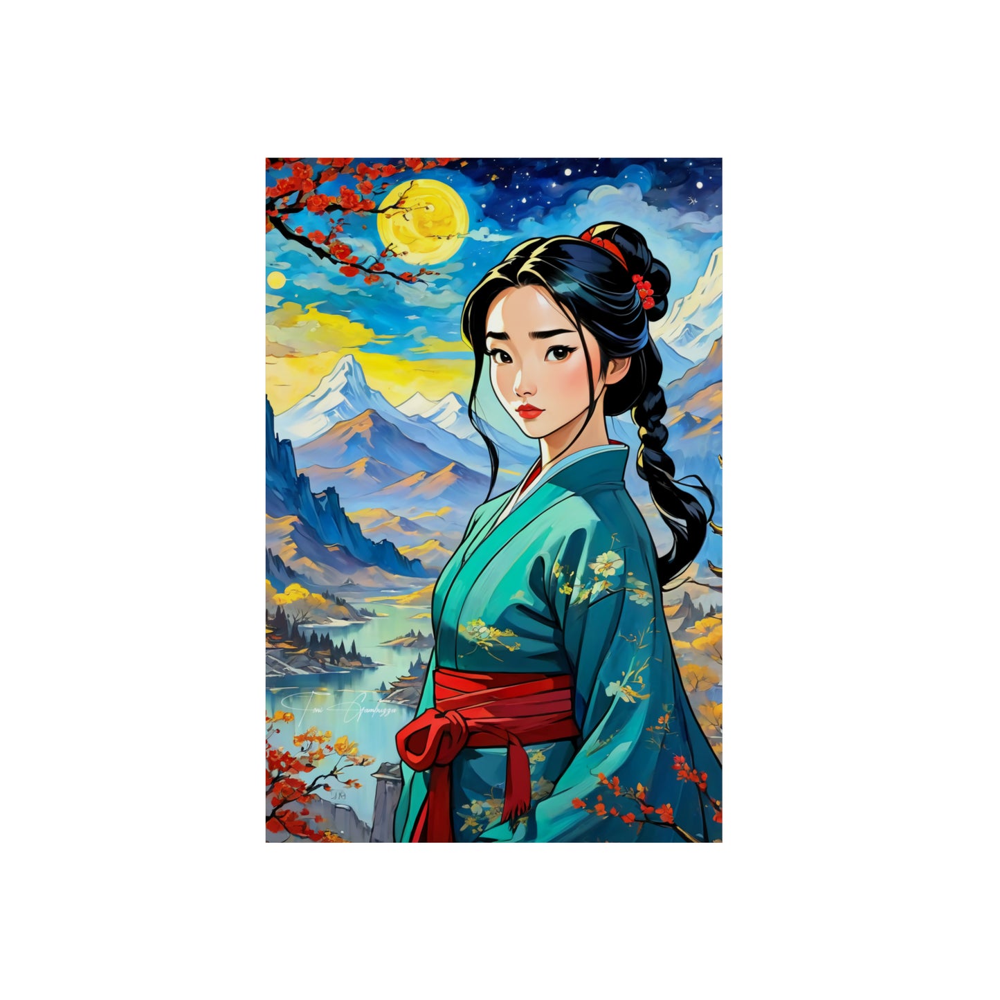 Hua Mulan 2 🇩🇪 GER Shipping - Anime Art on Metal Poster