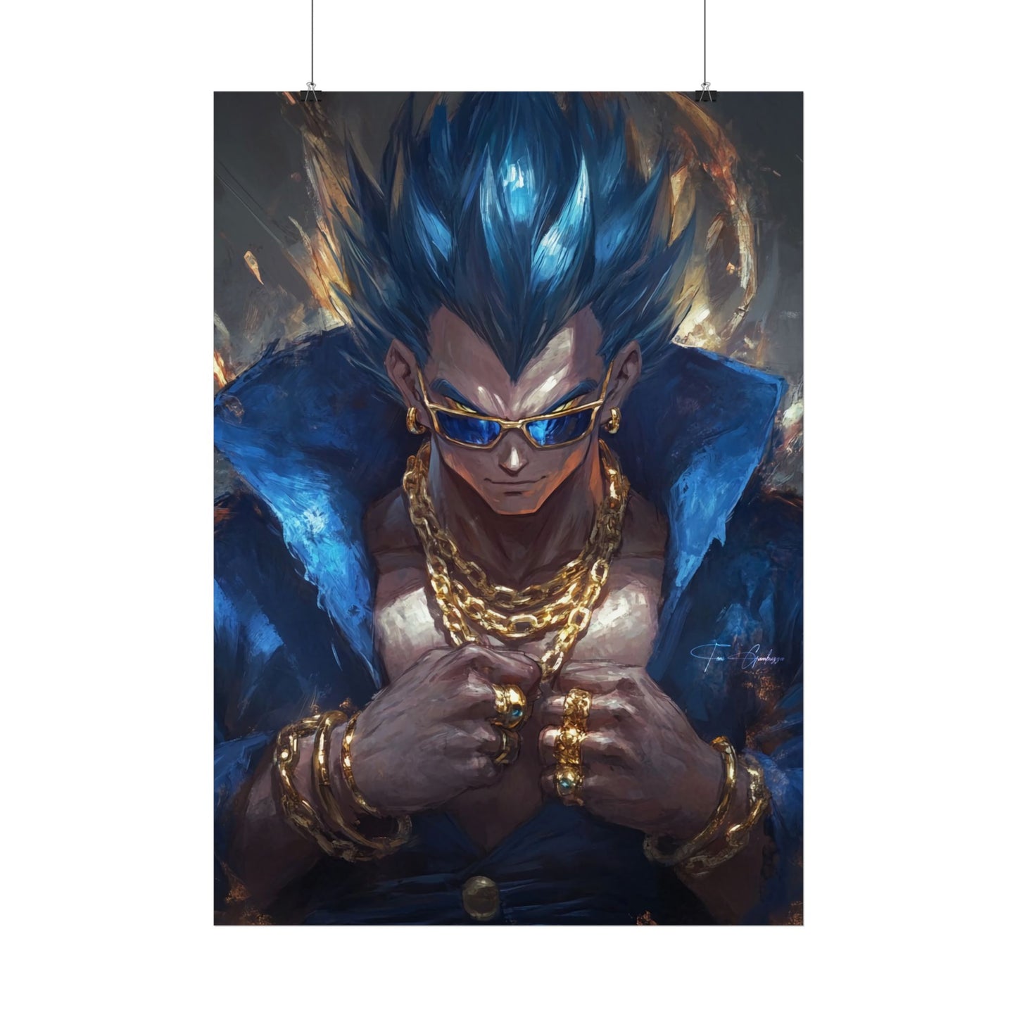 Anime Art - G Vegeta • Anime Art on high quality poster