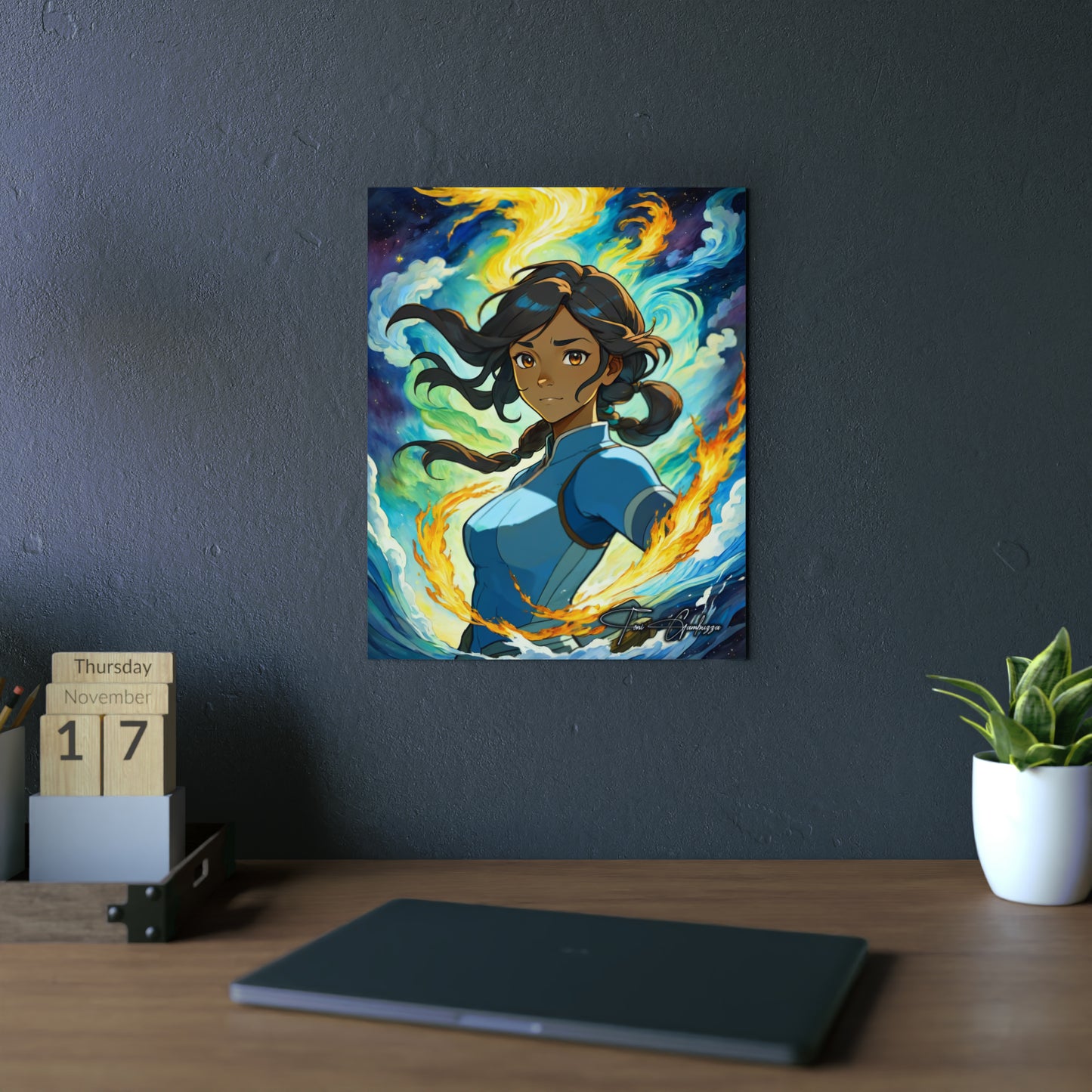 Avatar Korra Portrait 🇩🇪 GER Shipping - Anime Art on Metal Poster