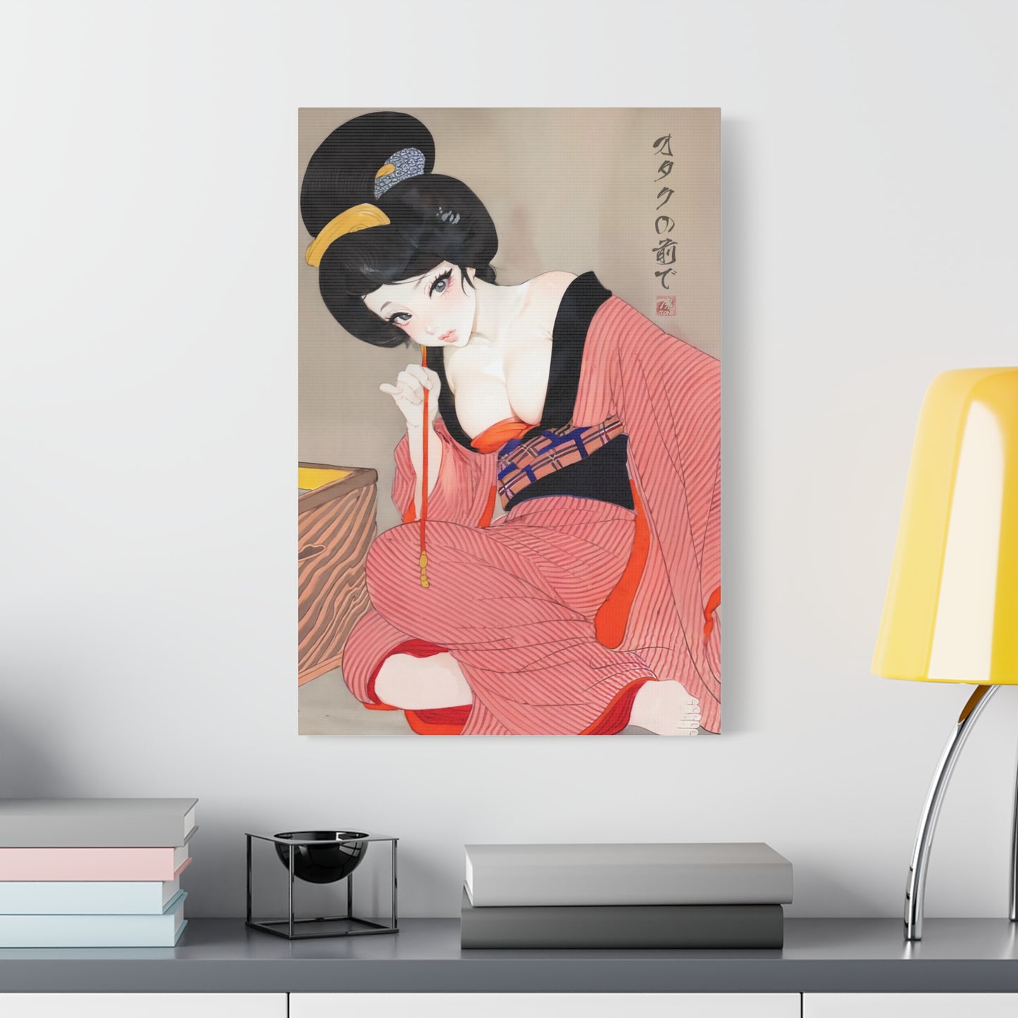 Ukiyo-e Art  - Before the otaku • Traditional Japanese Art on high quality Canvas