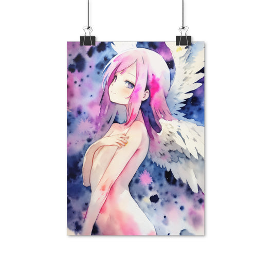 Guardian of Inner Light - Watercolor Anime Art on high quality poster