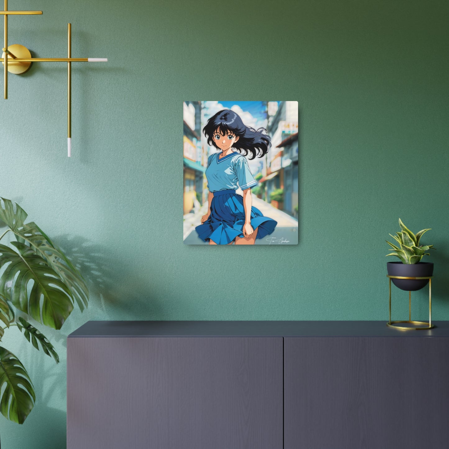 City Pop Collection - Your First Girlfried 🇺🇸 US Shipping - Anime Art on Metal Poster