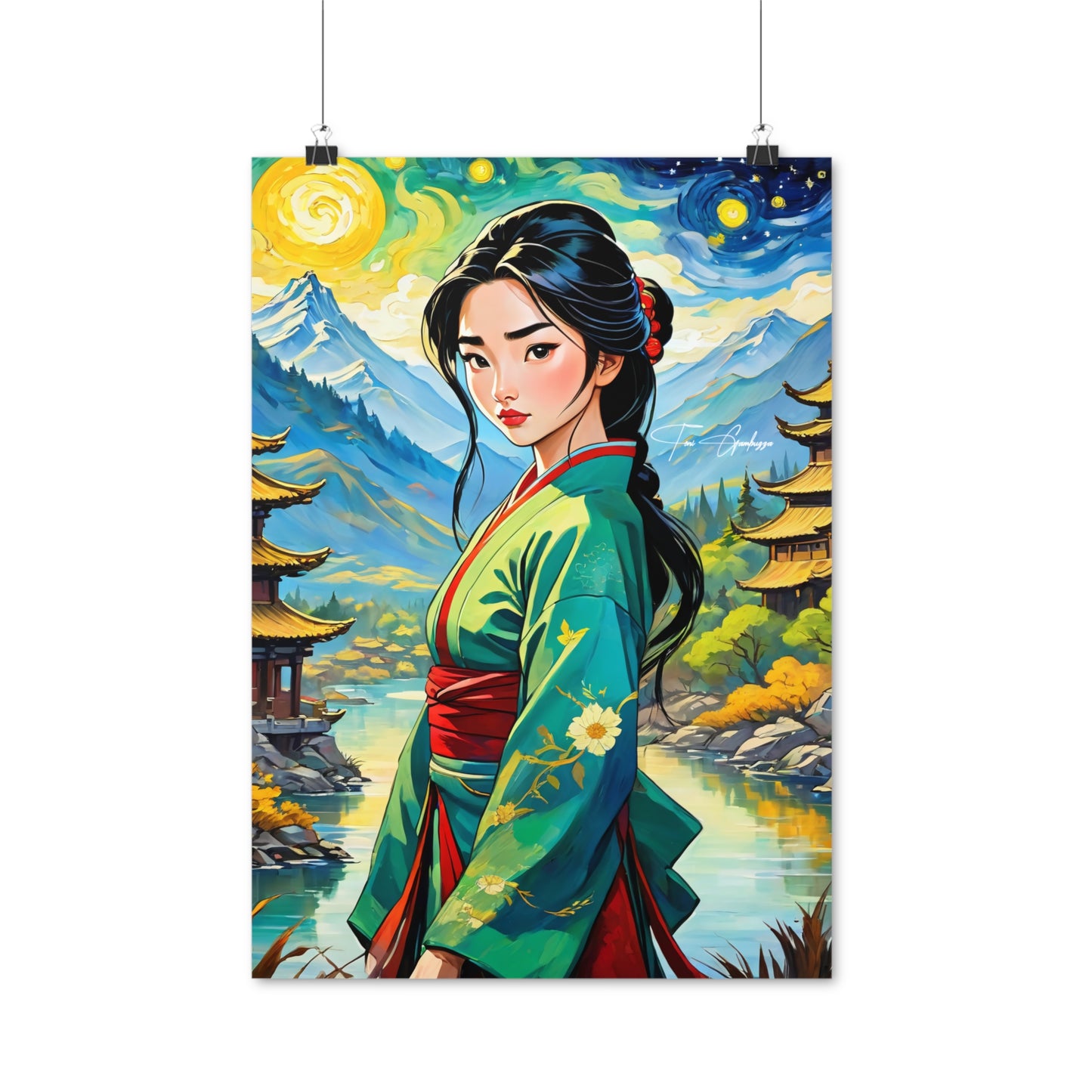 Hua Mulan 3 - Anime Art on high quality poster