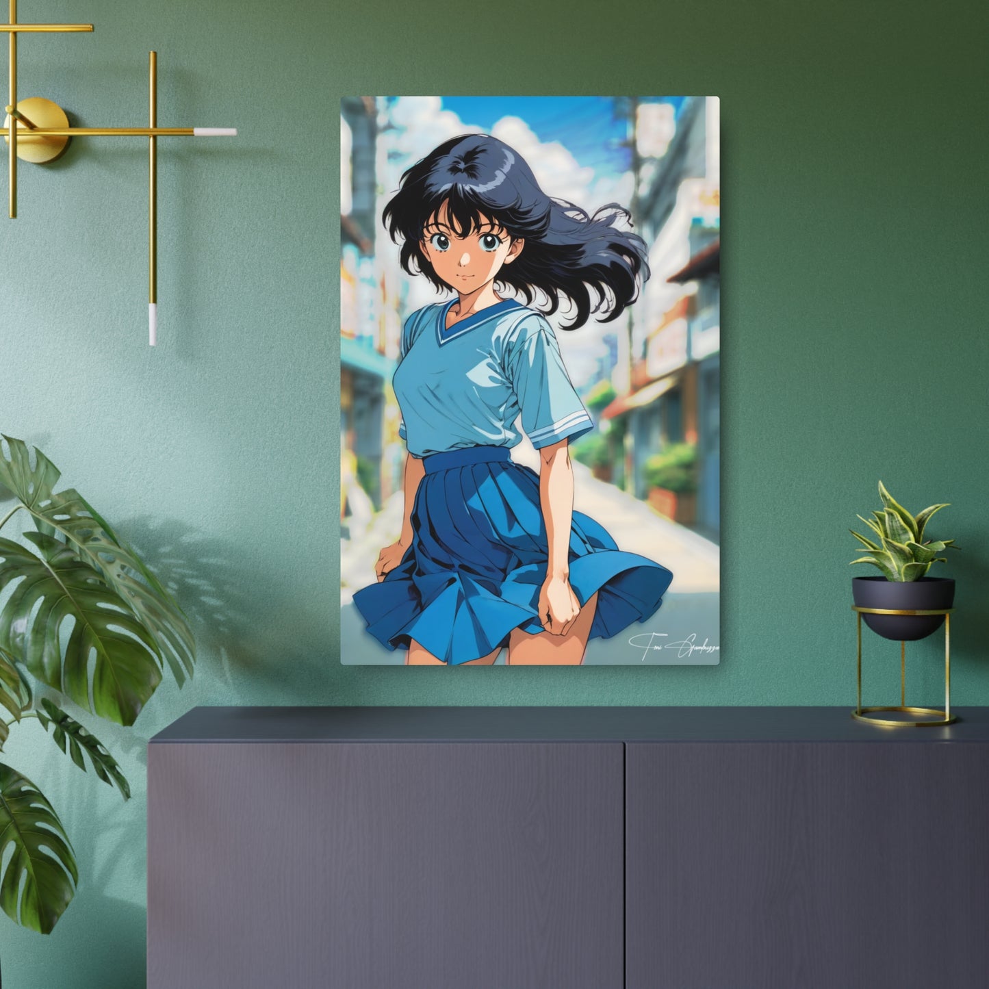 City Pop Collection - Your First Girlfried 🇺🇸 US Shipping - Anime Art on Metal Poster