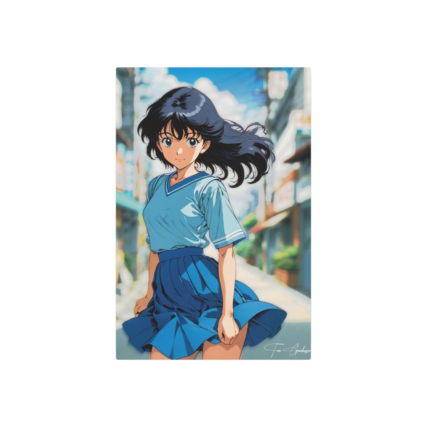 City Pop Collection - Your First Girlfried 🇺🇸 US Shipping - Anime Art on Metal Poster