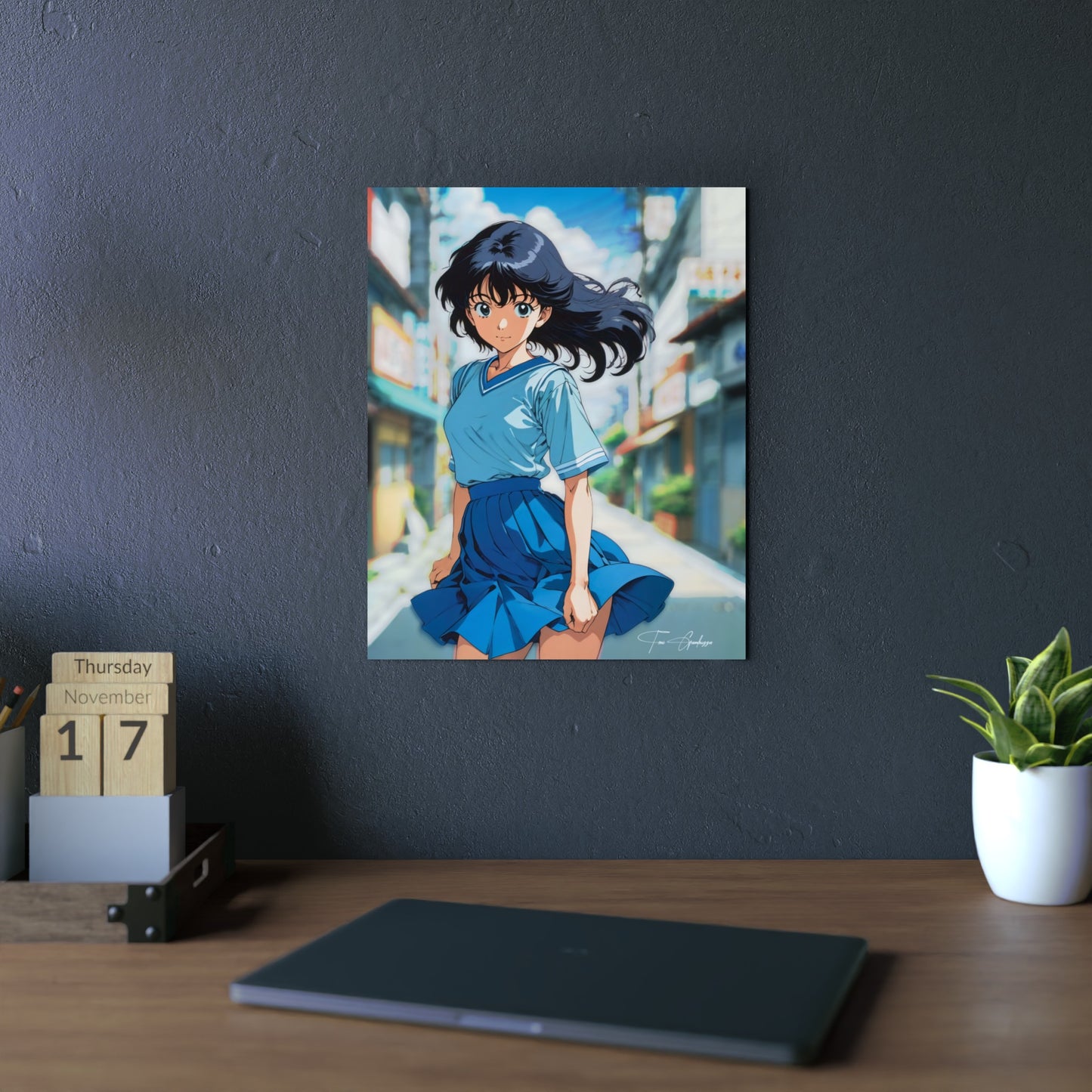 City Pop Collection - Your First Girlfried 🇩🇪 GER Shipping - Anime Art on Metal Poster