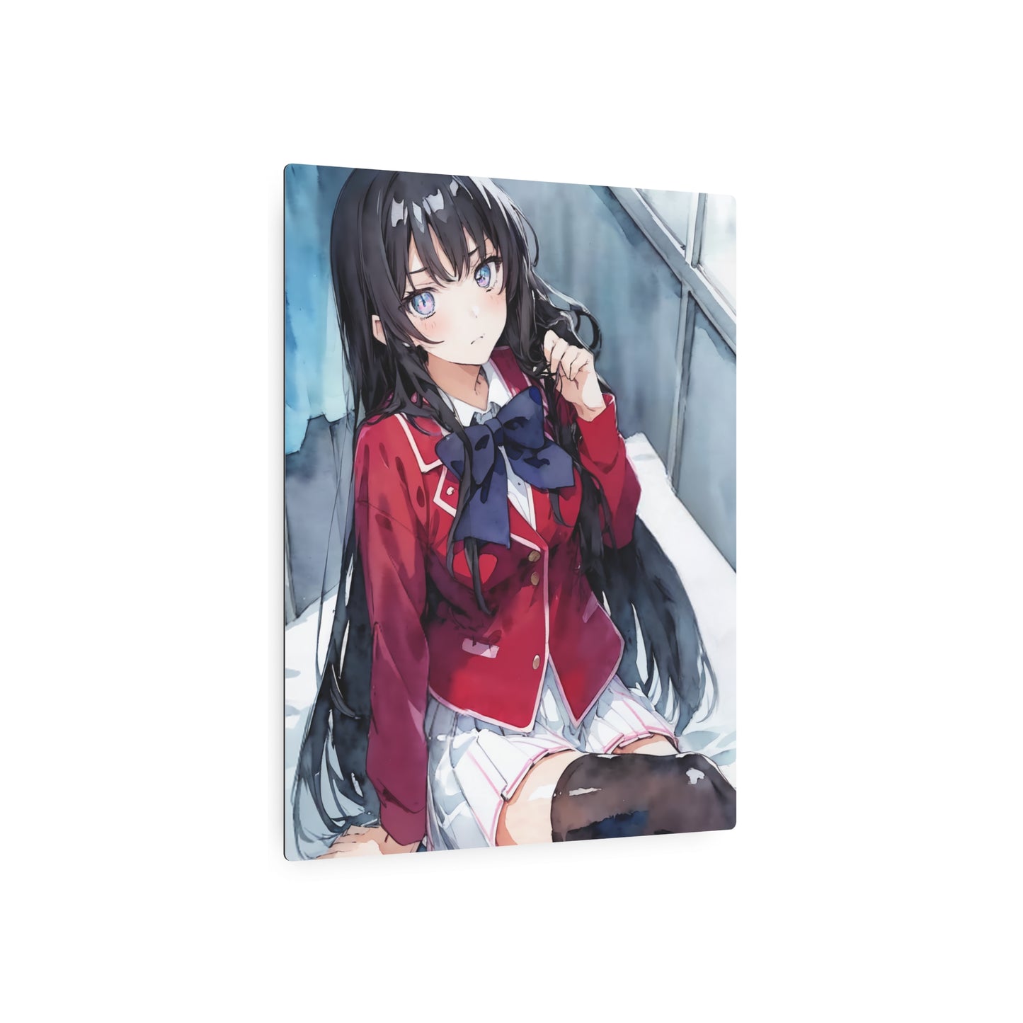 Suzune 🇺🇸 US Shipping - Watercolor Anime Art on Metal Poster